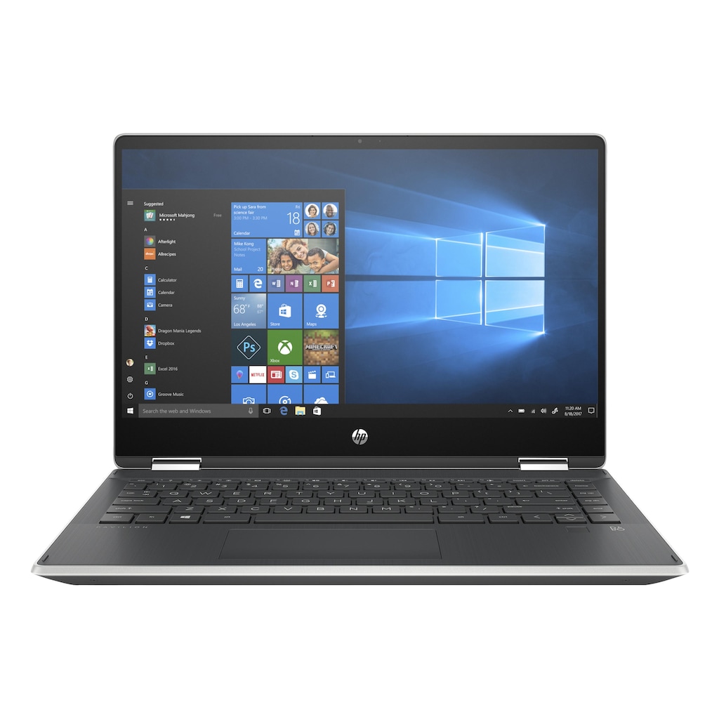 HP Notebook »Pavilion x360 14-dh0003nz«, 35,56 cm, / 14 Zoll, Intel, Pentium Gold, UHD Graphics 610, 256 GB HDD, 256 GB SSD