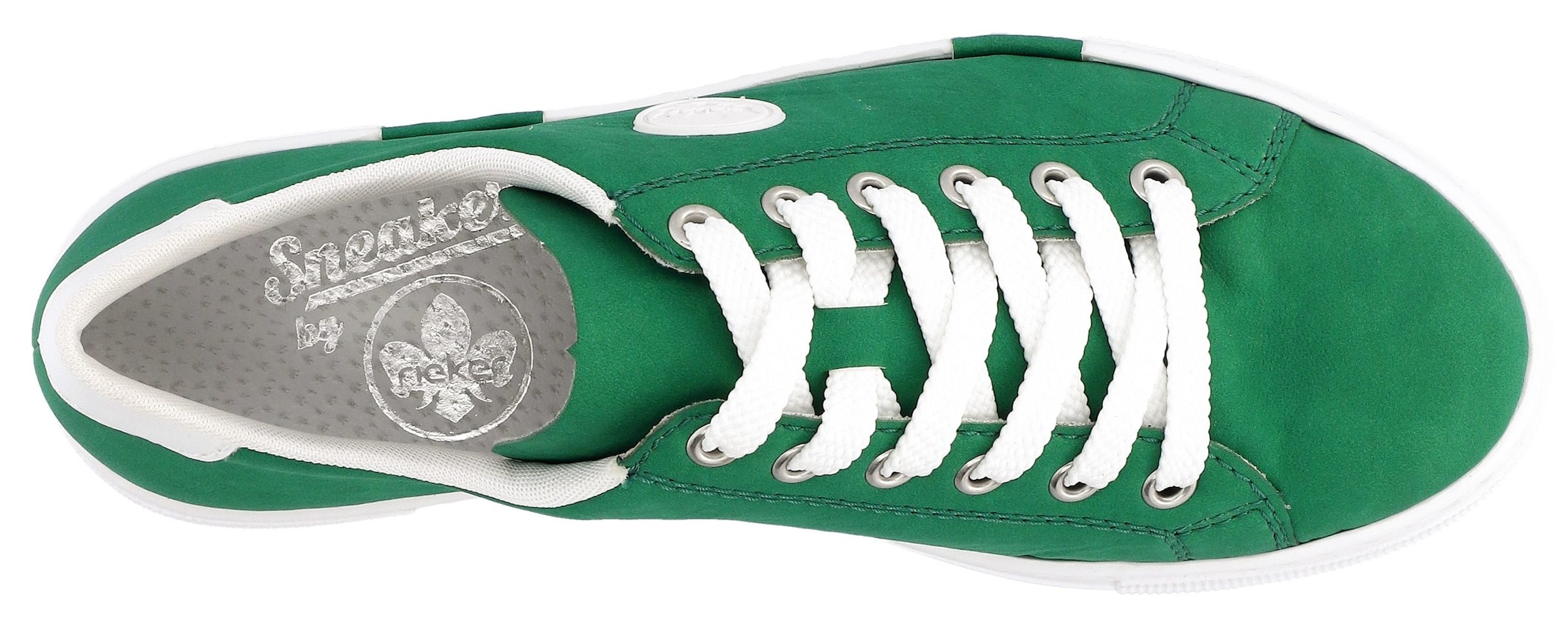 Rieker Sneaker, Freizeitschuh, Halbschuh, Schnürschuh mit Plateausohle