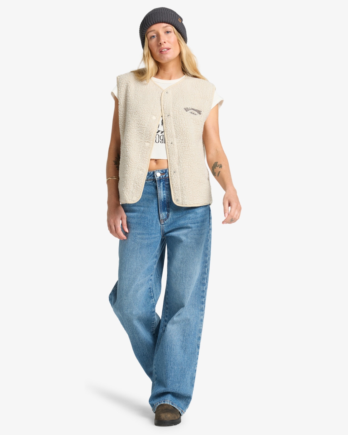 Billabong Fleeceweste »BE HAPPY VEST«, (1 tlg.)