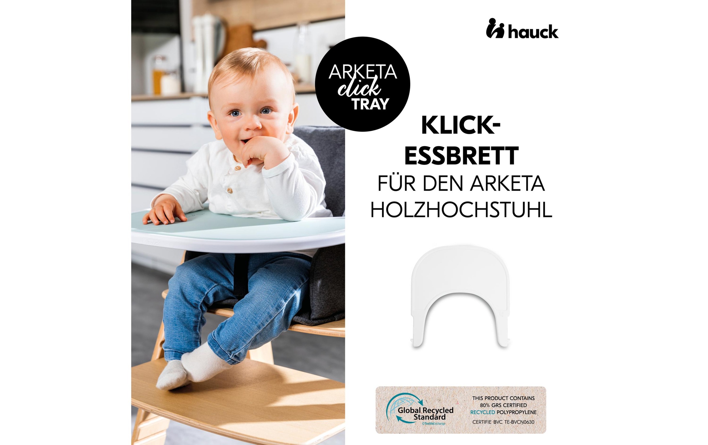 Hauck Hochstuhltablett »Arketa Click Tray White«
