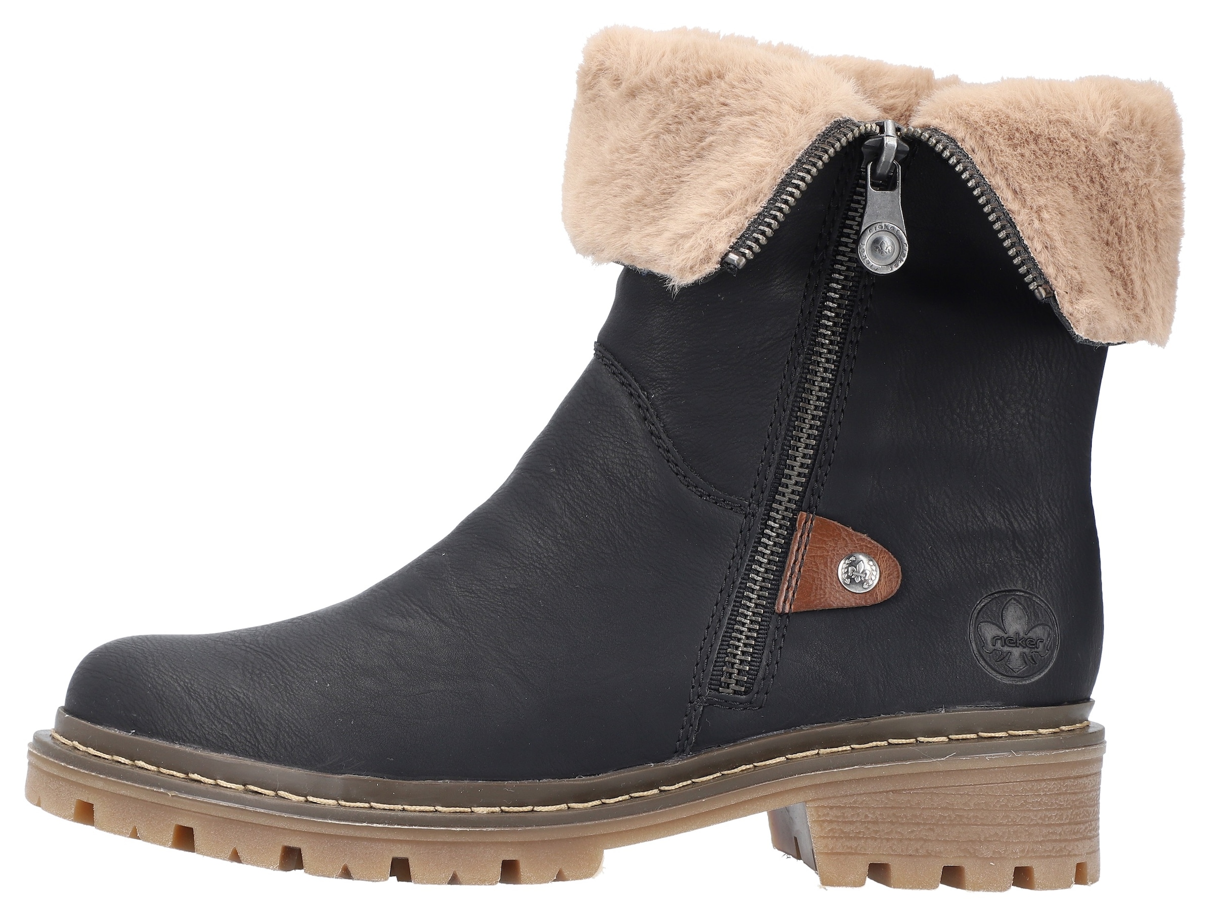 Rieker Winterstiefelette, mit Reissverschluss an der Aussenseite