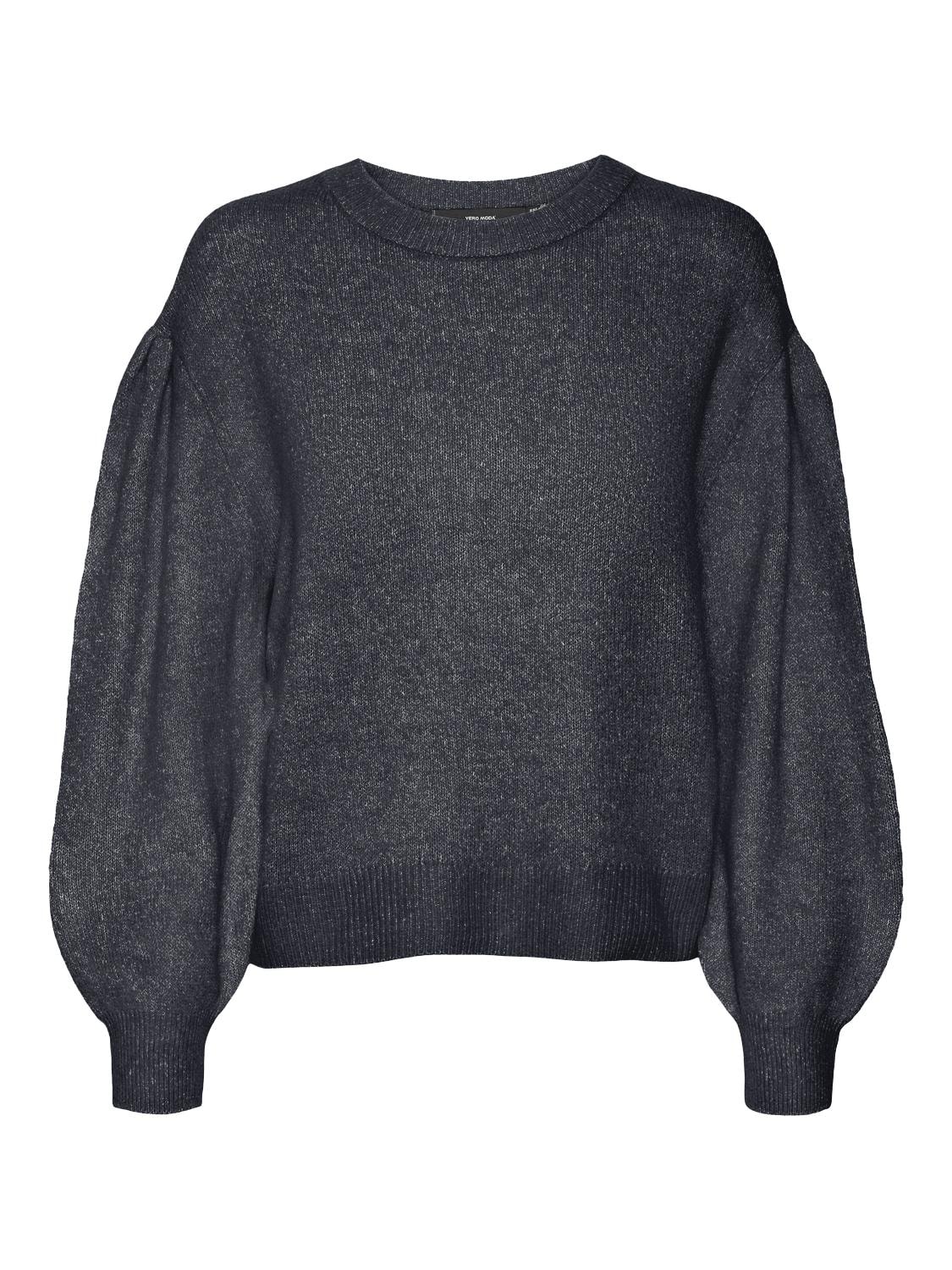 Vero Moda Strickpullover »VMRILEY LS O-NECK PULLOVER BOO«