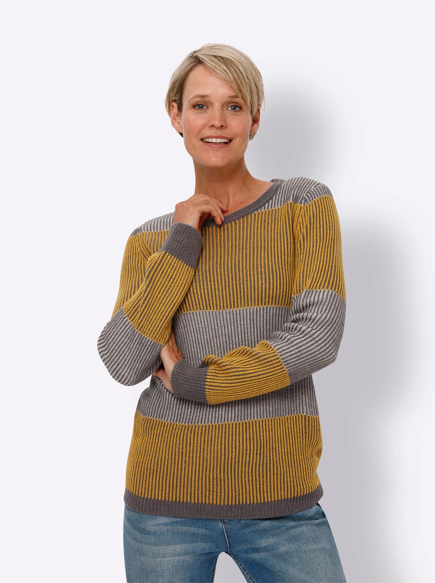 Classic Basics Strickpullover »Rundhals-Pullover«