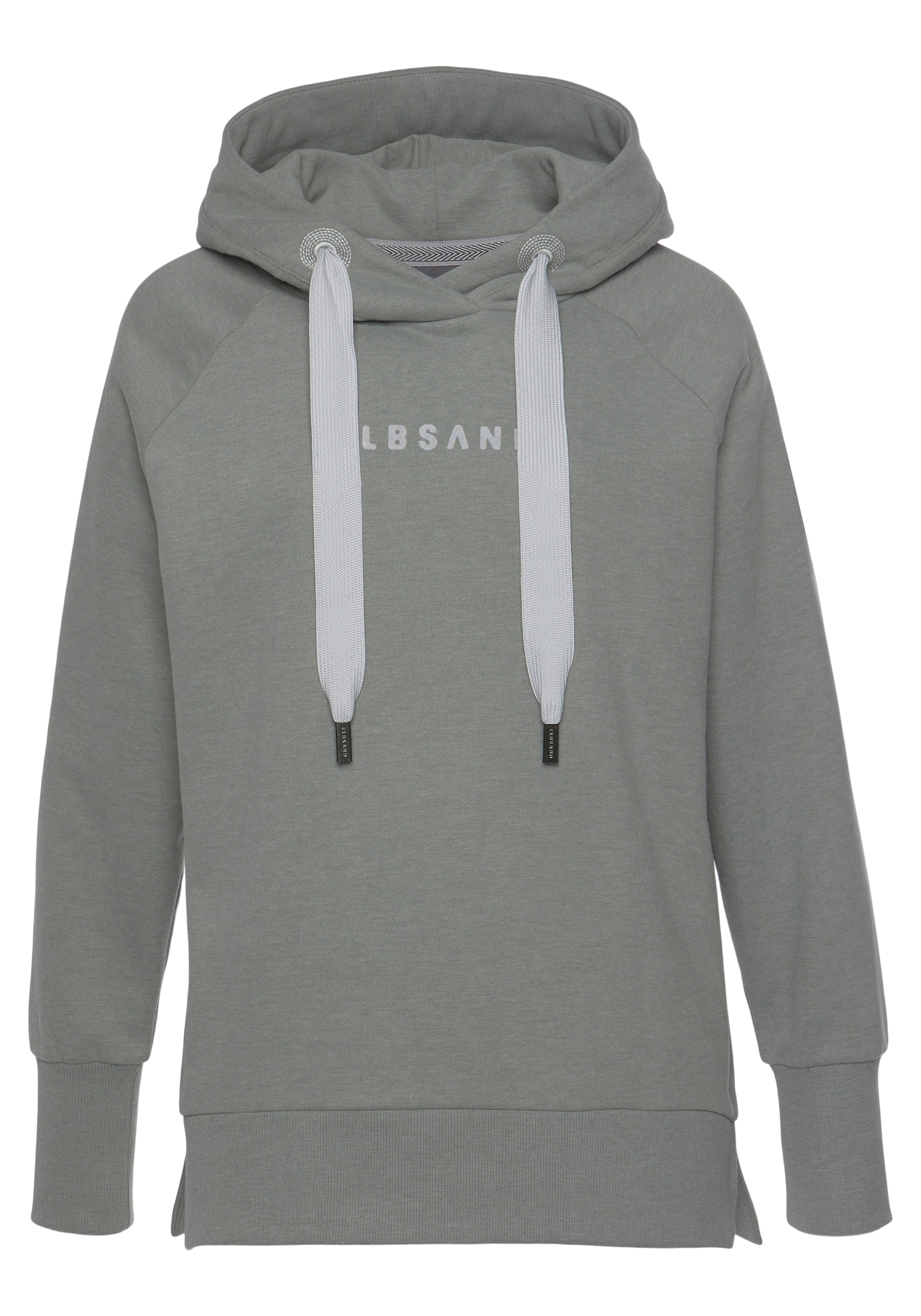 Elbsand Kapuzensweatshirt »Svana«, mit Logoprint, bequemer Hoodie mit seitlichen Schlitzen