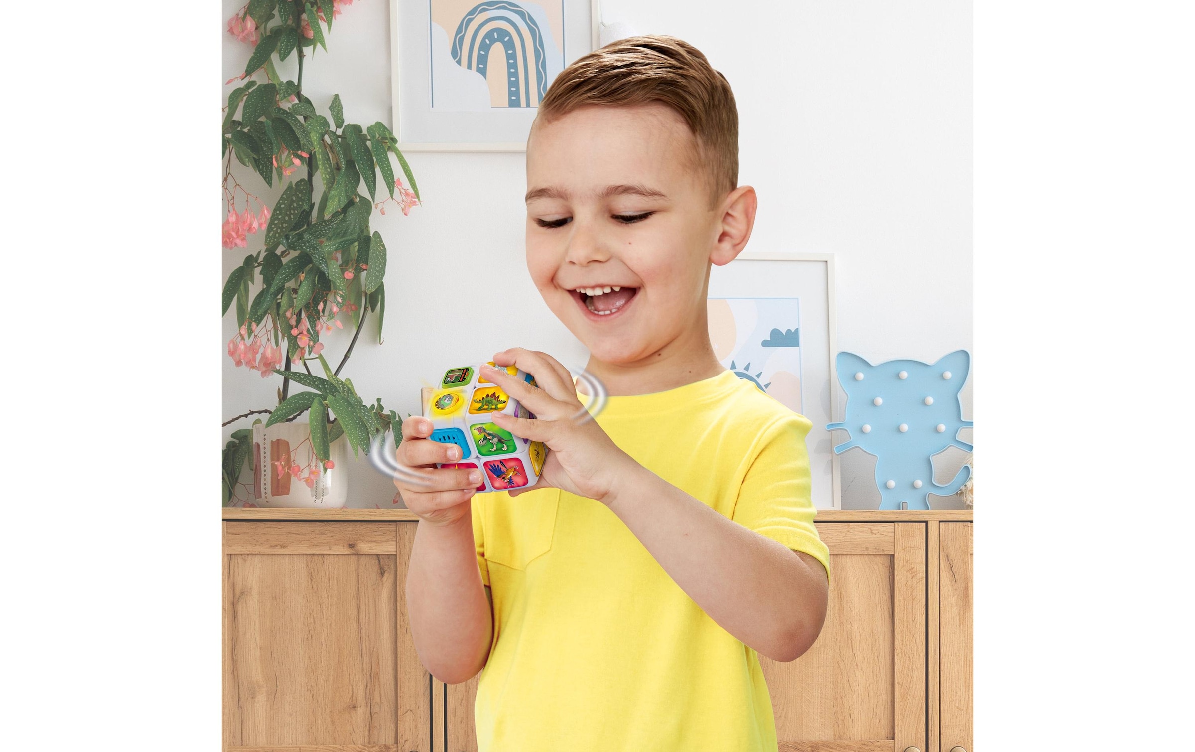 Vtech® Lernspielzeug »Twist & Learn Dino-Würfel -DE-«