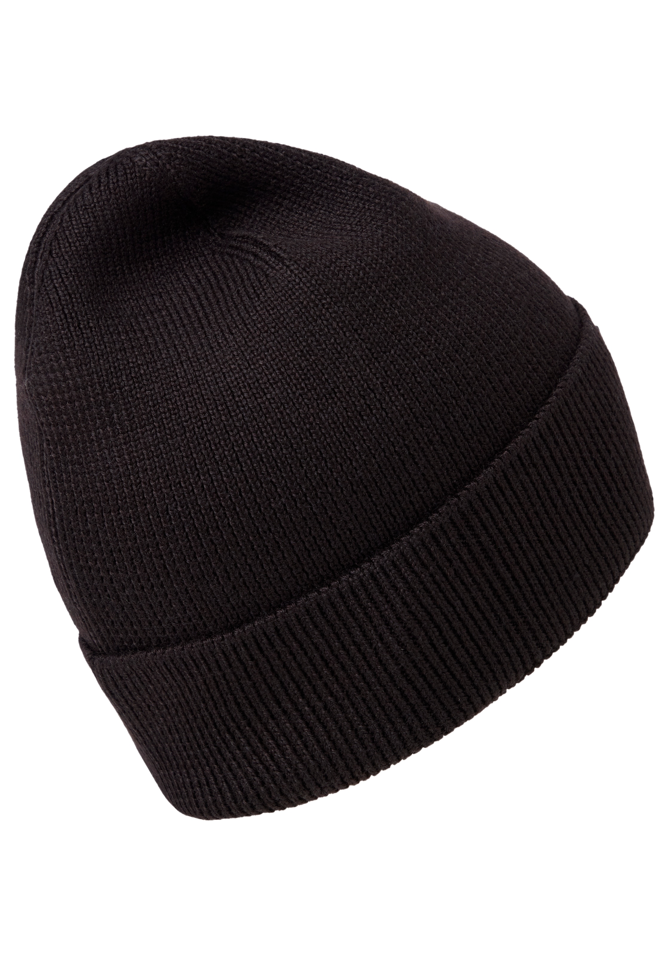 BOSS ORANGE Strickmütze »Foxxy Hat«, mit Label-Aufnäher