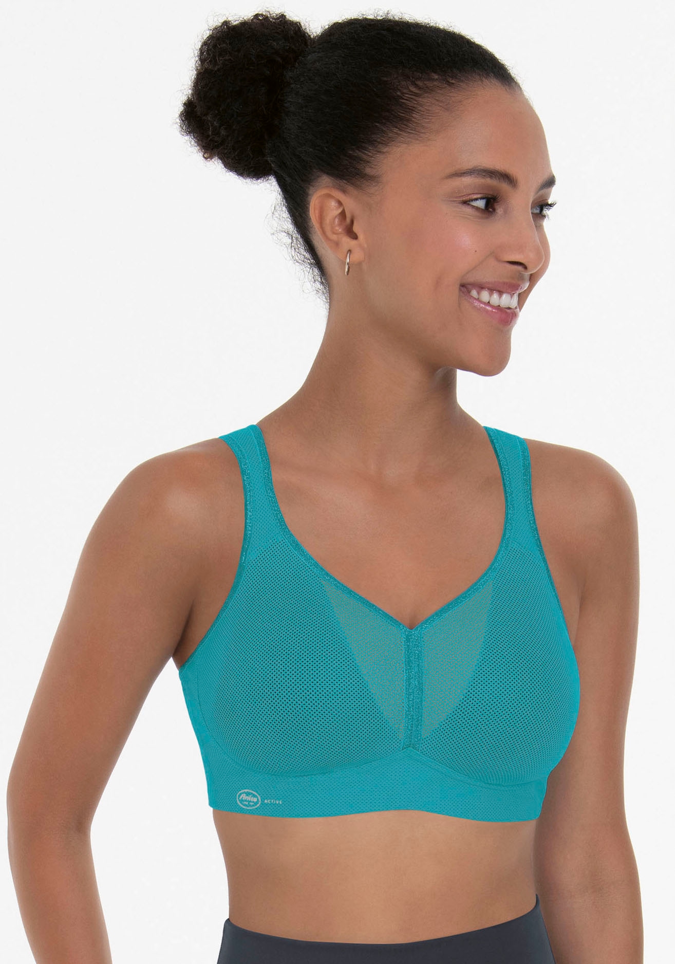 Anita Active Sport-BH »Air Control Deltapad« doppellagige Cups, gepolsterte Träger, mit Print, feminin, weich