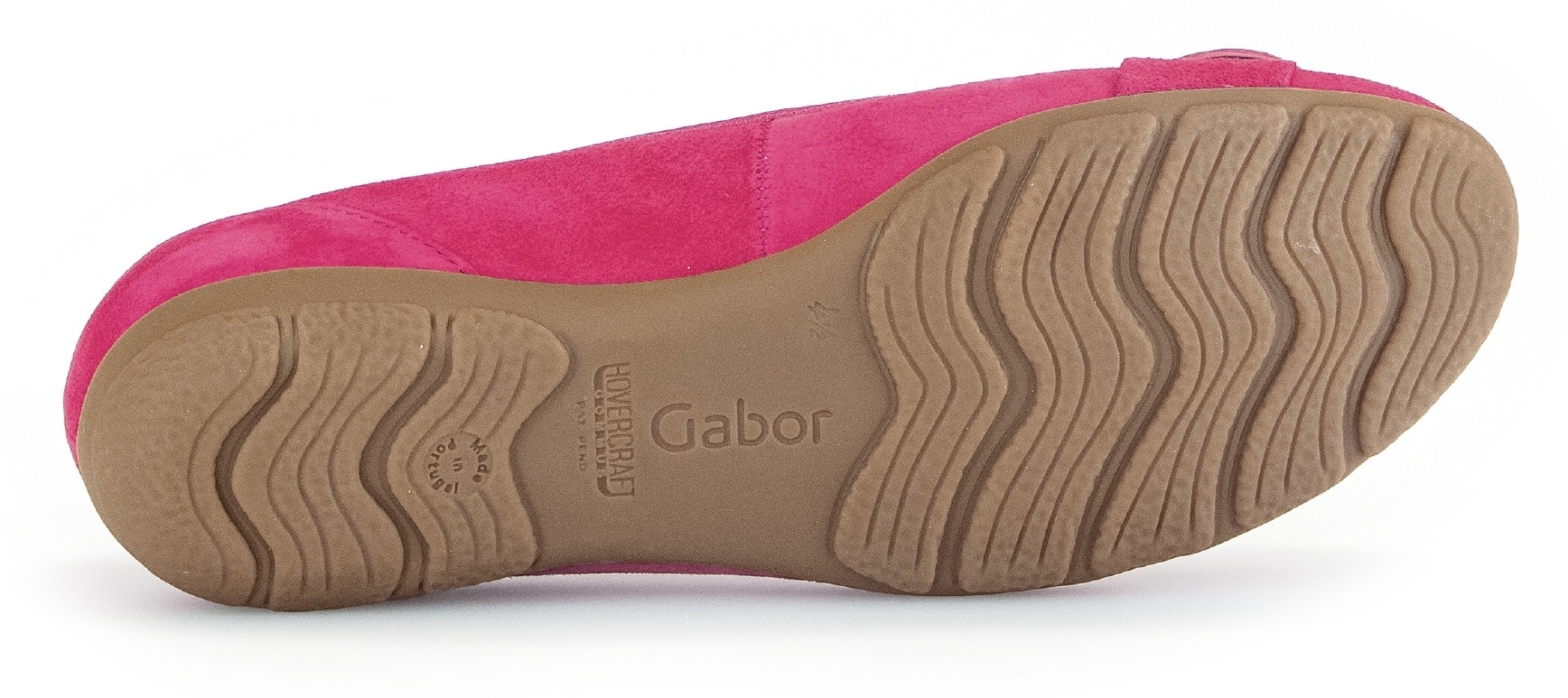 Gabor Ballerina, Flache Schuhe, Slipper mit Hovercraft Luftkammern-Laufsohle