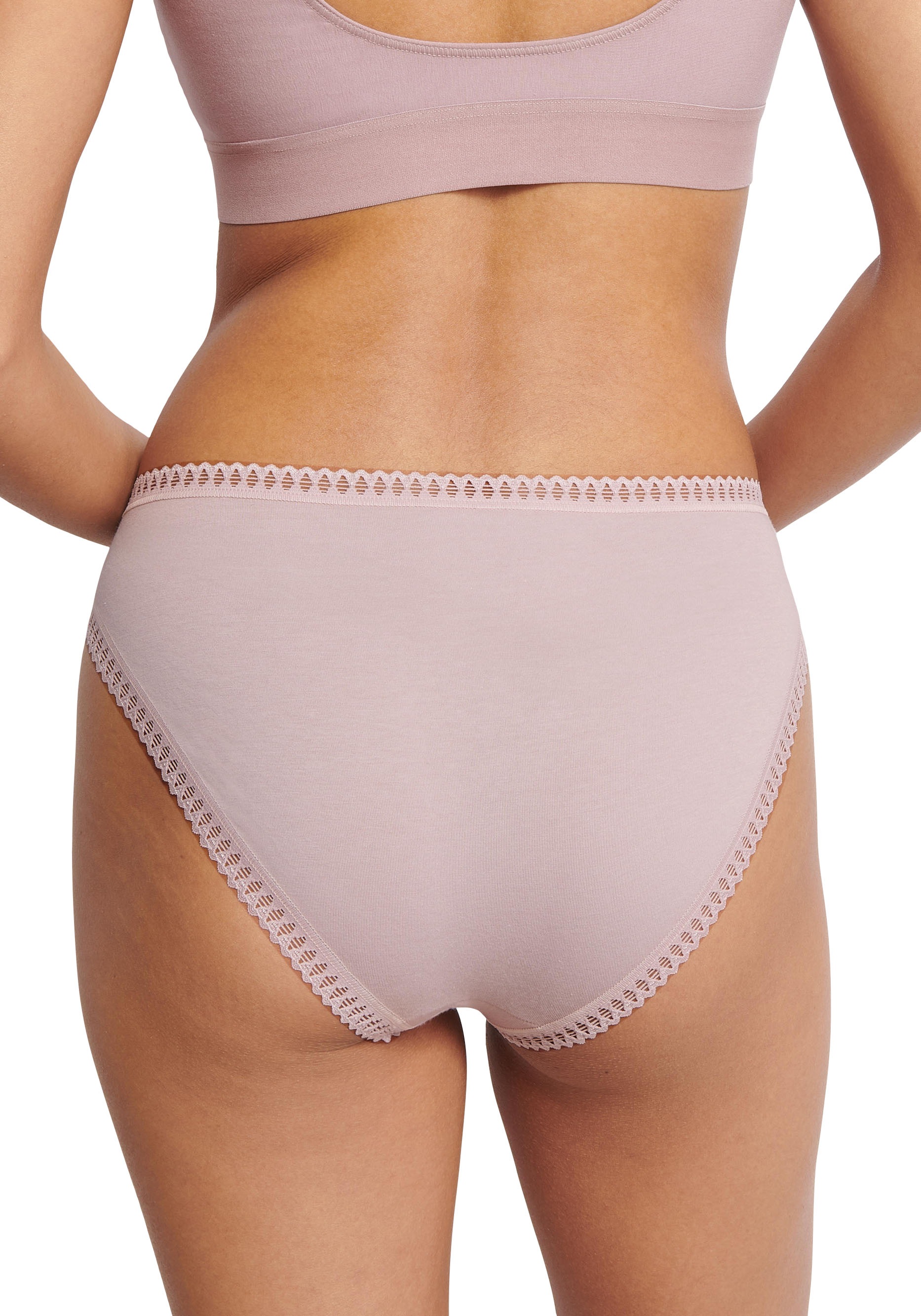 sloggi Slip »GO Crush High leg C3P«, (3er Pack), mit Spitzendetails