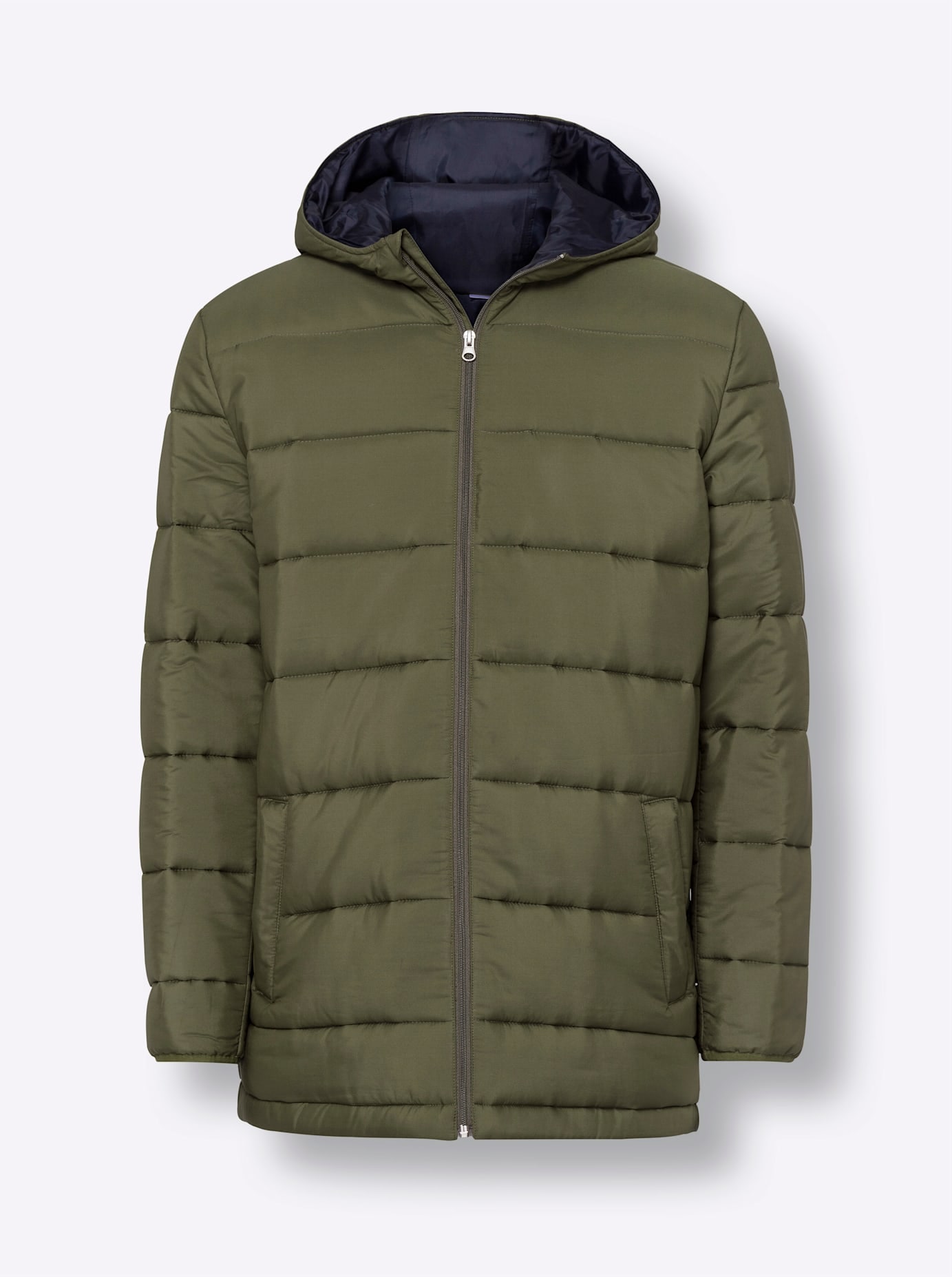 Classic Steppjacke, mit Kapuze