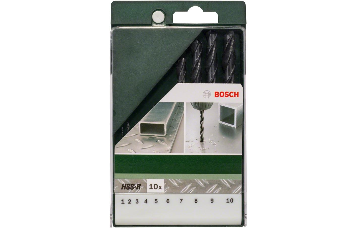 BOSCH Metallbohrer »HSSR«, (10 tlg.)
