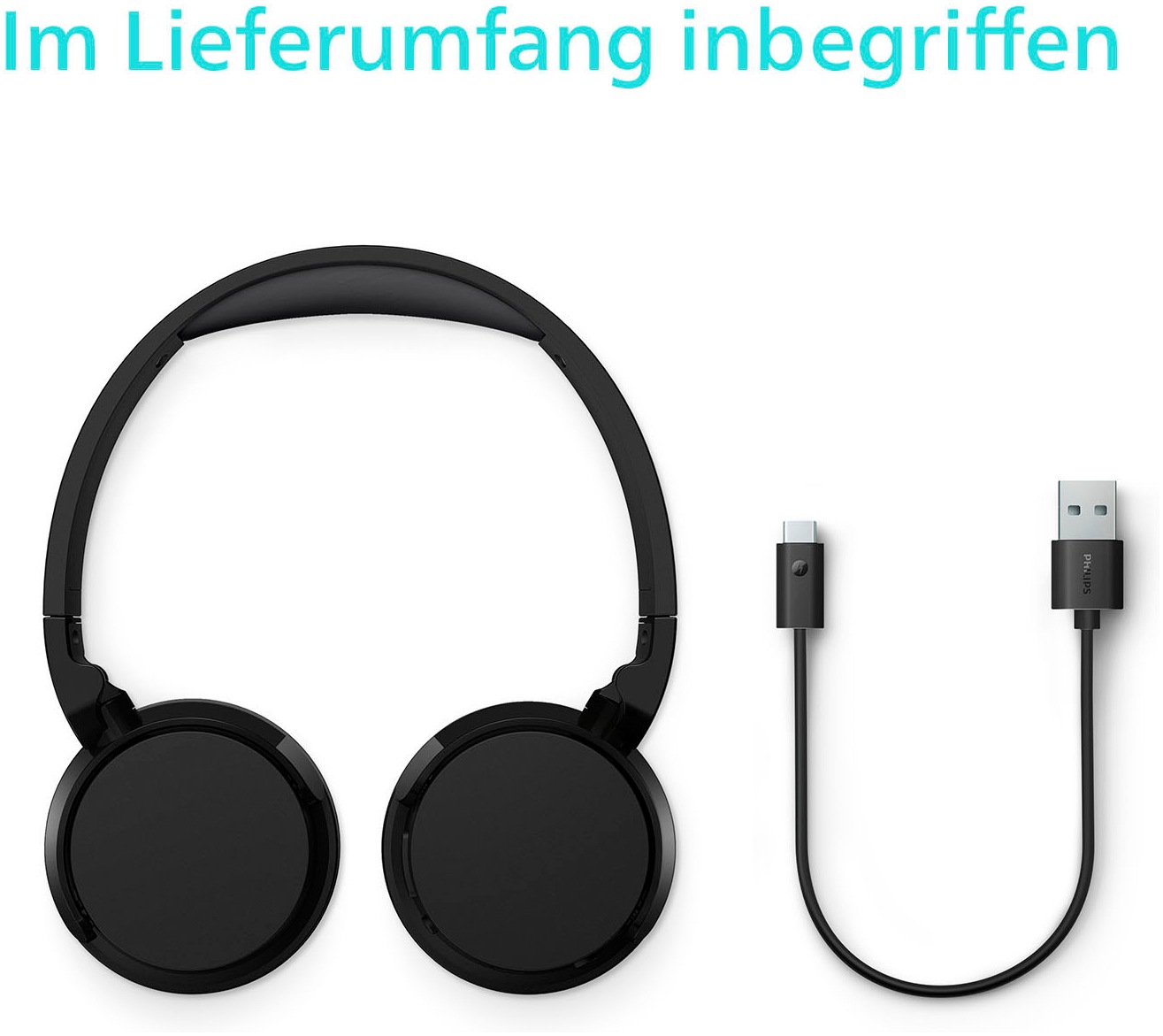 Philips wireless Kopfhörer »TAH 3209«, A2DP Bluetooth-AVRCP Bluetooth-HFP-Bluetooth, Freisprechfunktion-Geräuschisolierung-Multi-Point-Verbindung-Sprachsteuerung-kompatibel mit Siri