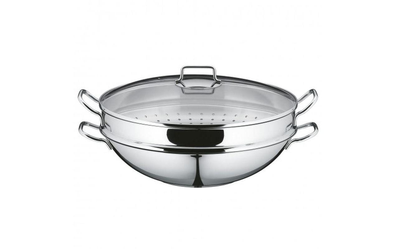 Wok »Macao 36 cm, Silberfarben«