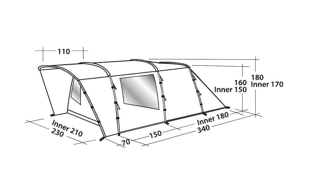 easy camp Zeltunterlage »Palmdale 300«