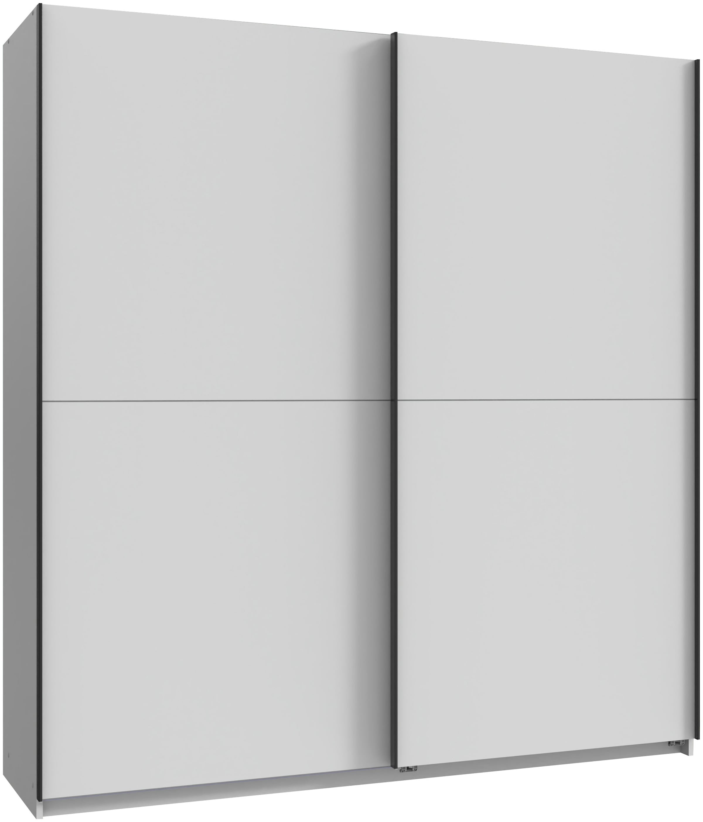 Wimex Kleiderschrank »Mugano, B/T/H 135 oder 180/65/198cm, Made in Germany« wähle Deine Ausstattung: Basic oder Premium!, 2 Schwebetüren mit oder ohne Spiegel, Metallgriffe