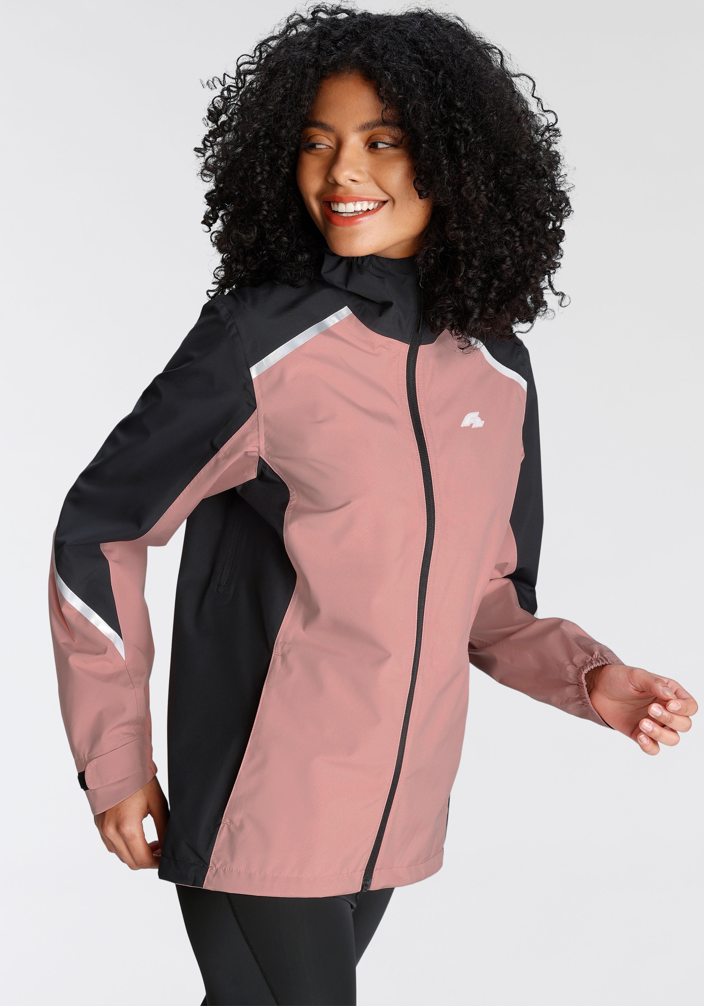 F2 Fahrradjacke »DART«, mit Kapuze