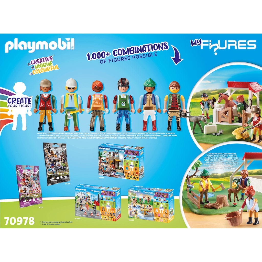 Playmobil® Konstruktions-Spielset »Horse Ranch (70978), My Figures«, (114 St.)