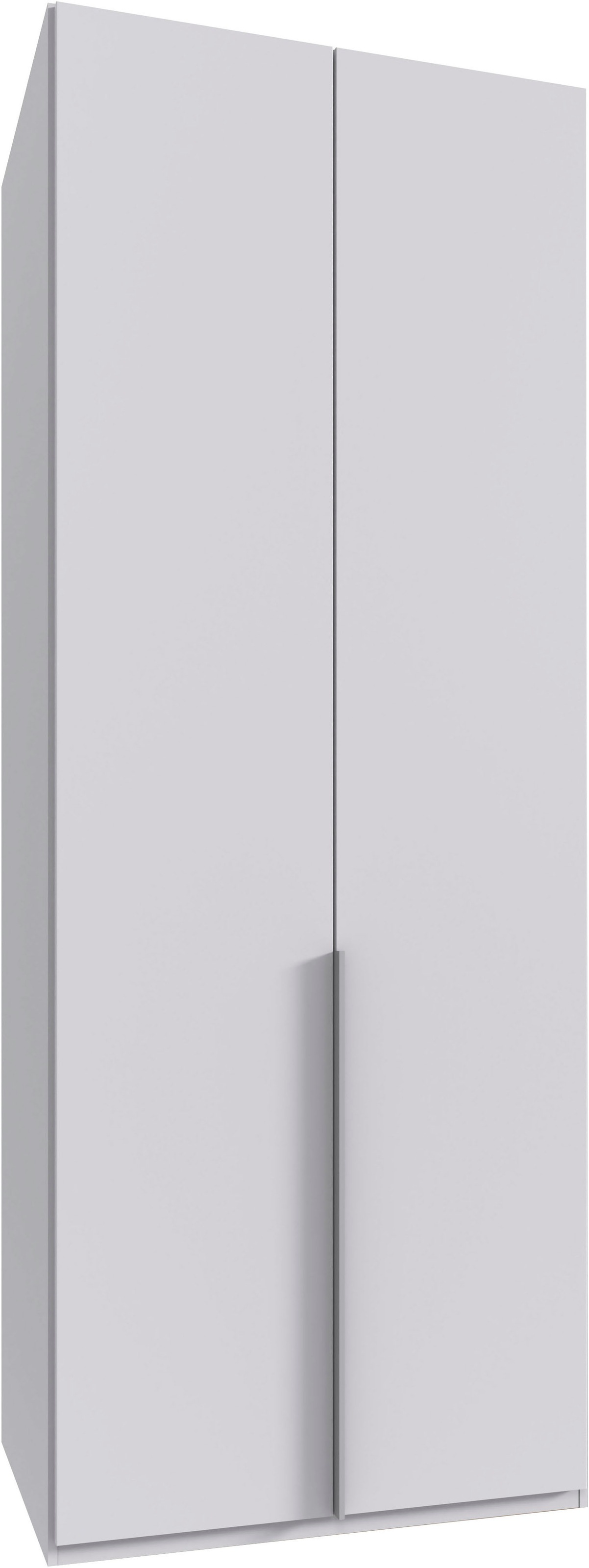 Wimex Kleiderschrank »Mugano,in 5 Breiten,2 Höhen,2 Tiefen, viele Farben, Made in Germany« in Basic oder Premium Ausstattung, mit langen Griffen aus Metall, mit oder ohne Spiegel