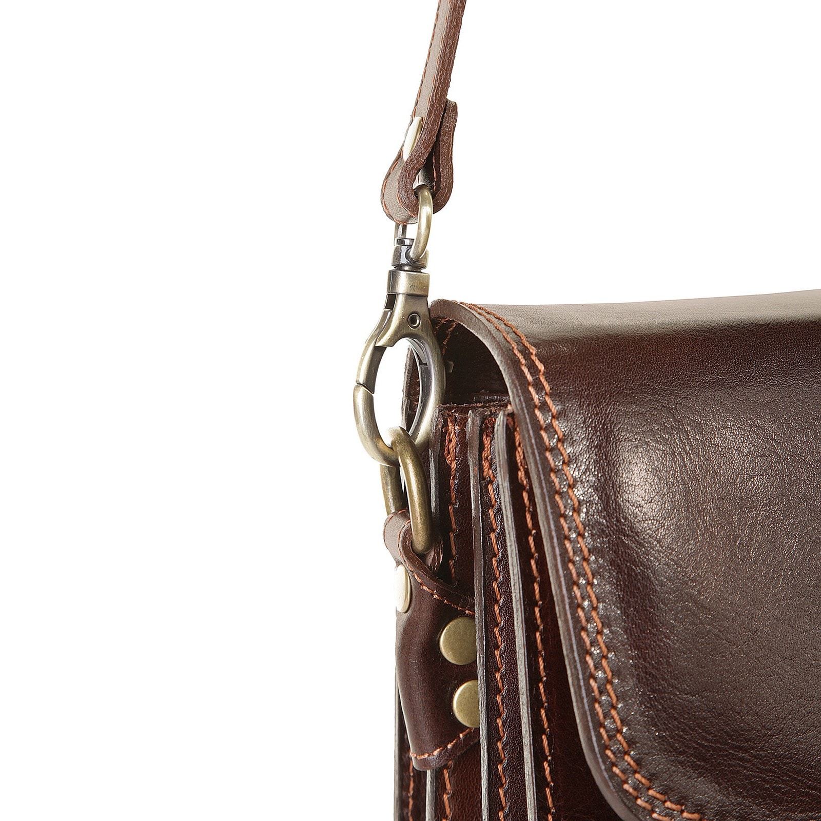 Bagan Aktentasche, echt Leder, Made in Italy