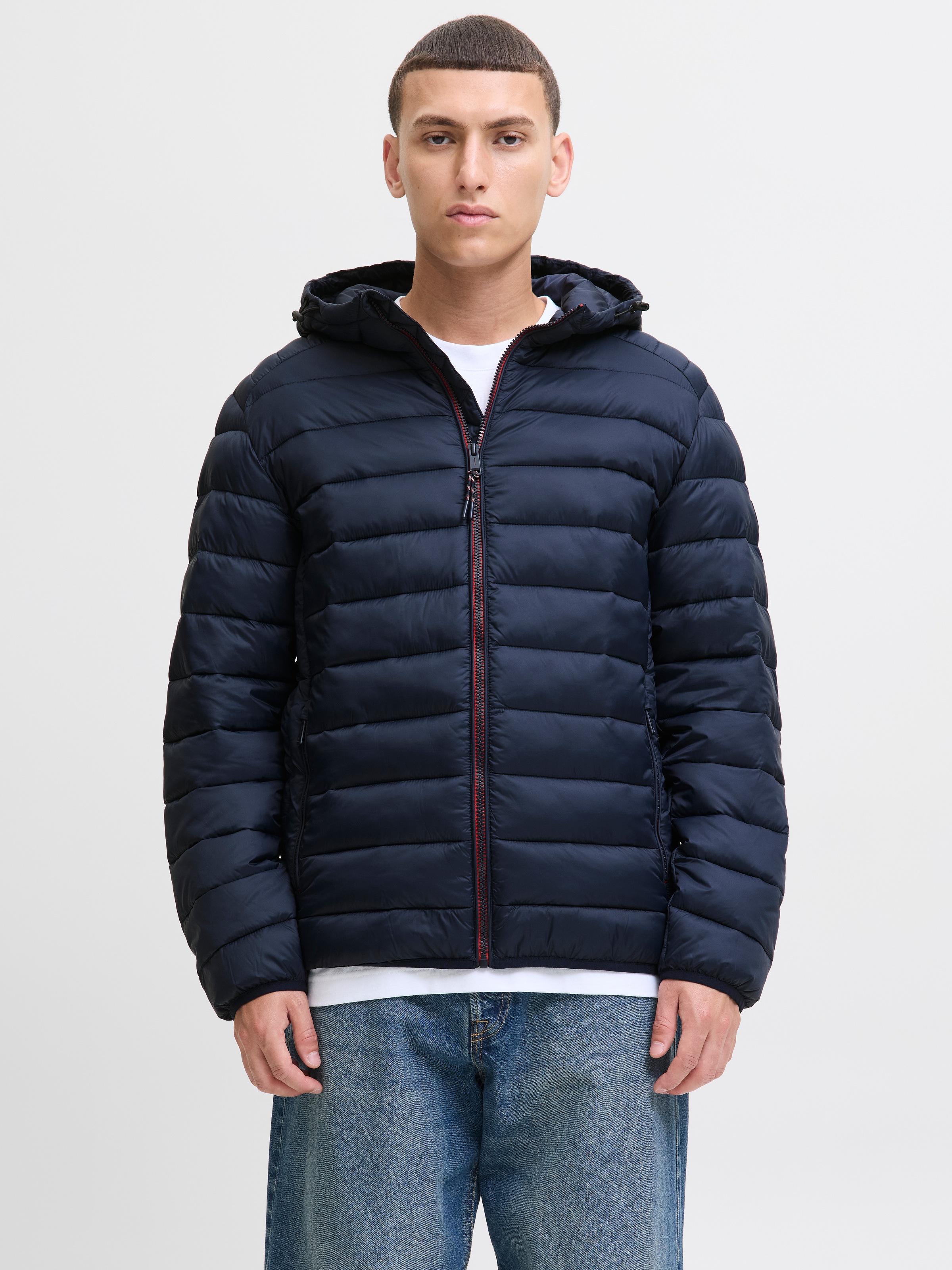 Jack & Jones Steppjacke »JJEBRADLEY LIGHT PUFFER HOOD NOOS« mit Kapuze