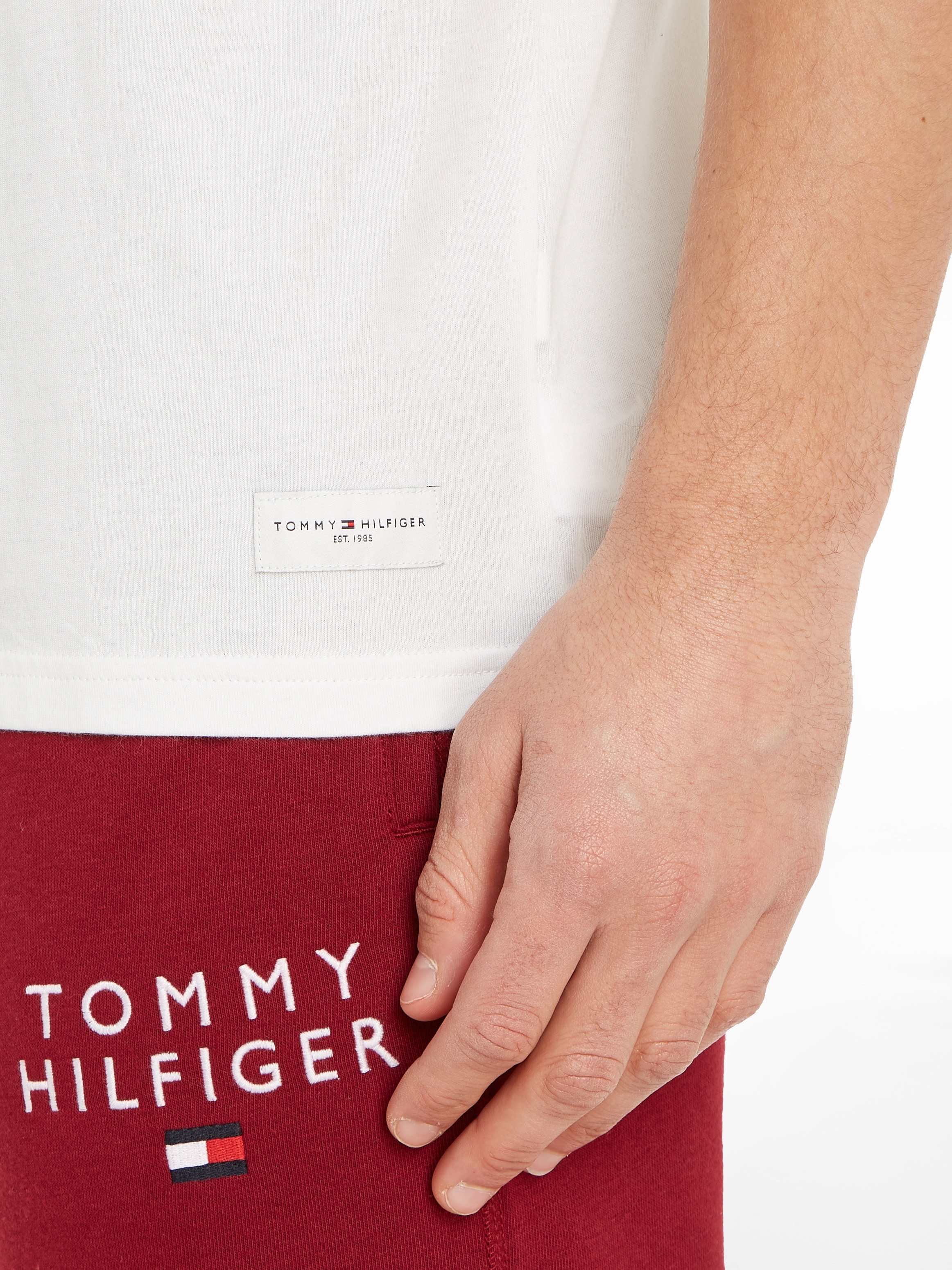 Tommy Hilfiger Underwear T-Shirt »SS TEE LOGO«, in melierter Optik