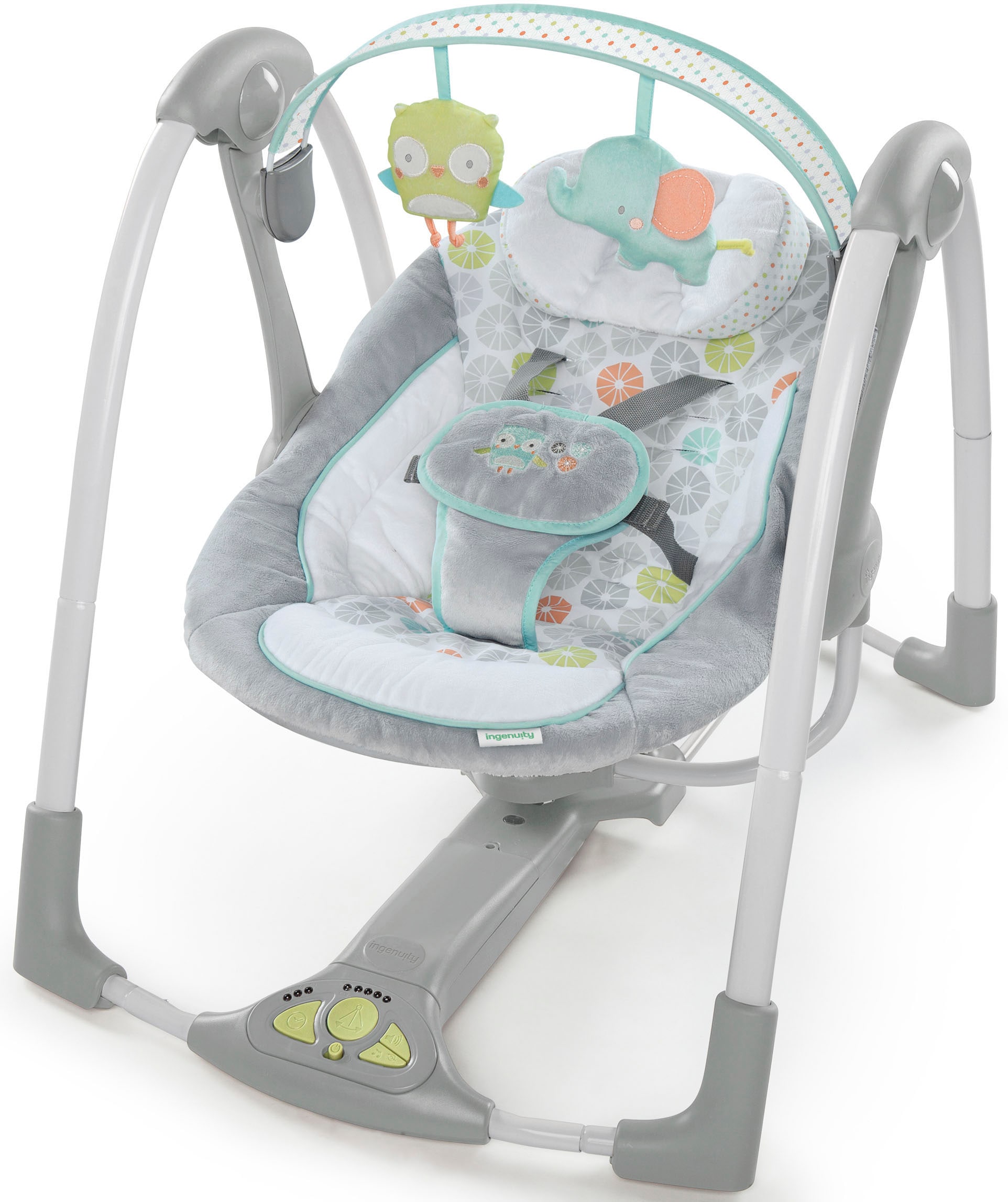 Babyschaukel »Swing'n Go, Hugs & Hoots«, bis 9 kg, tragbar