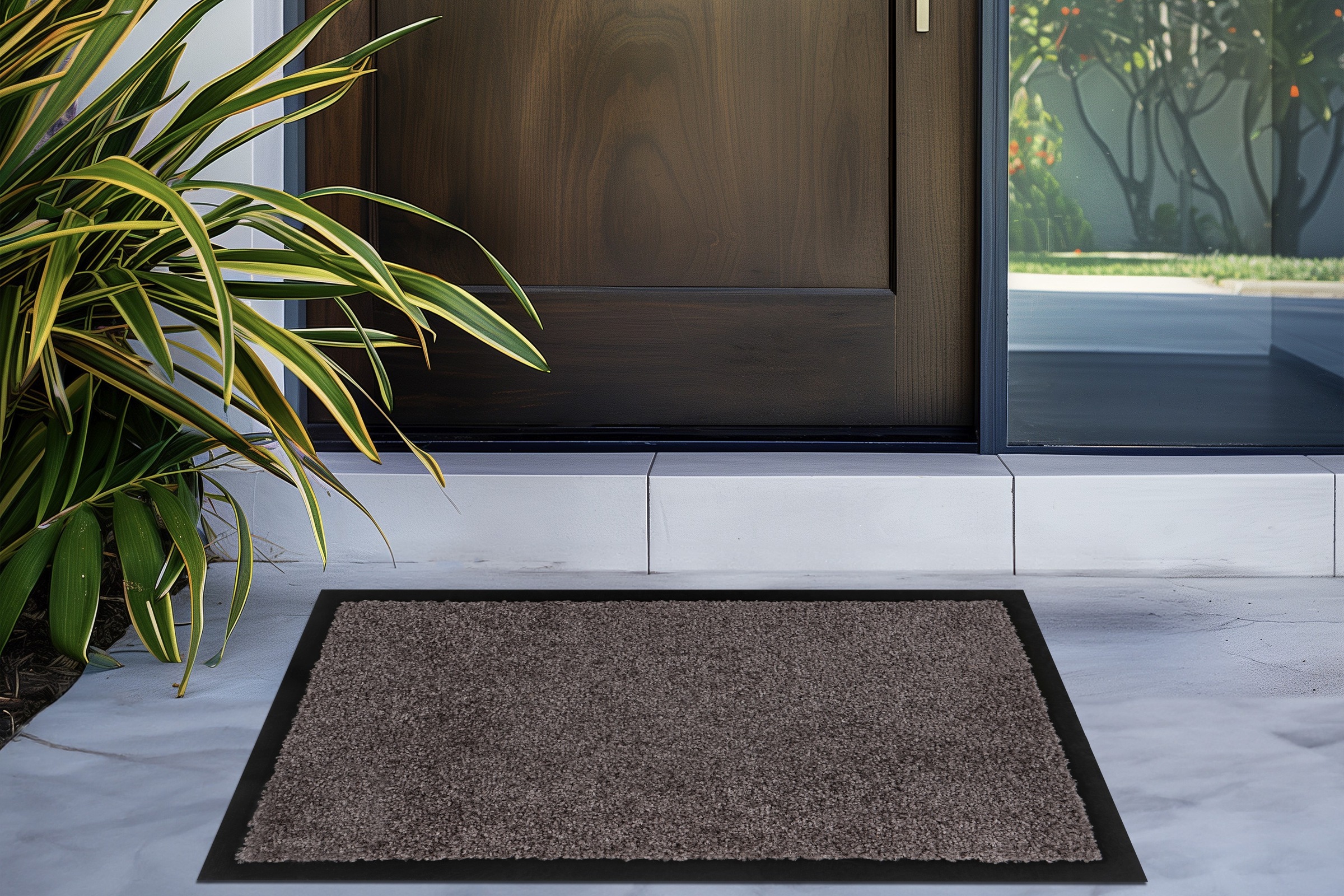 Kayoom Fußmatte "Light Entry 525" rechteckig 8 mm Höhe Türmatte, Schmutzfang, Eingang