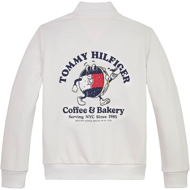 ✵ Tommy Hilfiger Sweatshirt »TOMMY BAGELS FULL ZIP SWEATSHIRT«, mit grossem  Print auf der Rückseite günstig bestellen | Jelmoli-Versand