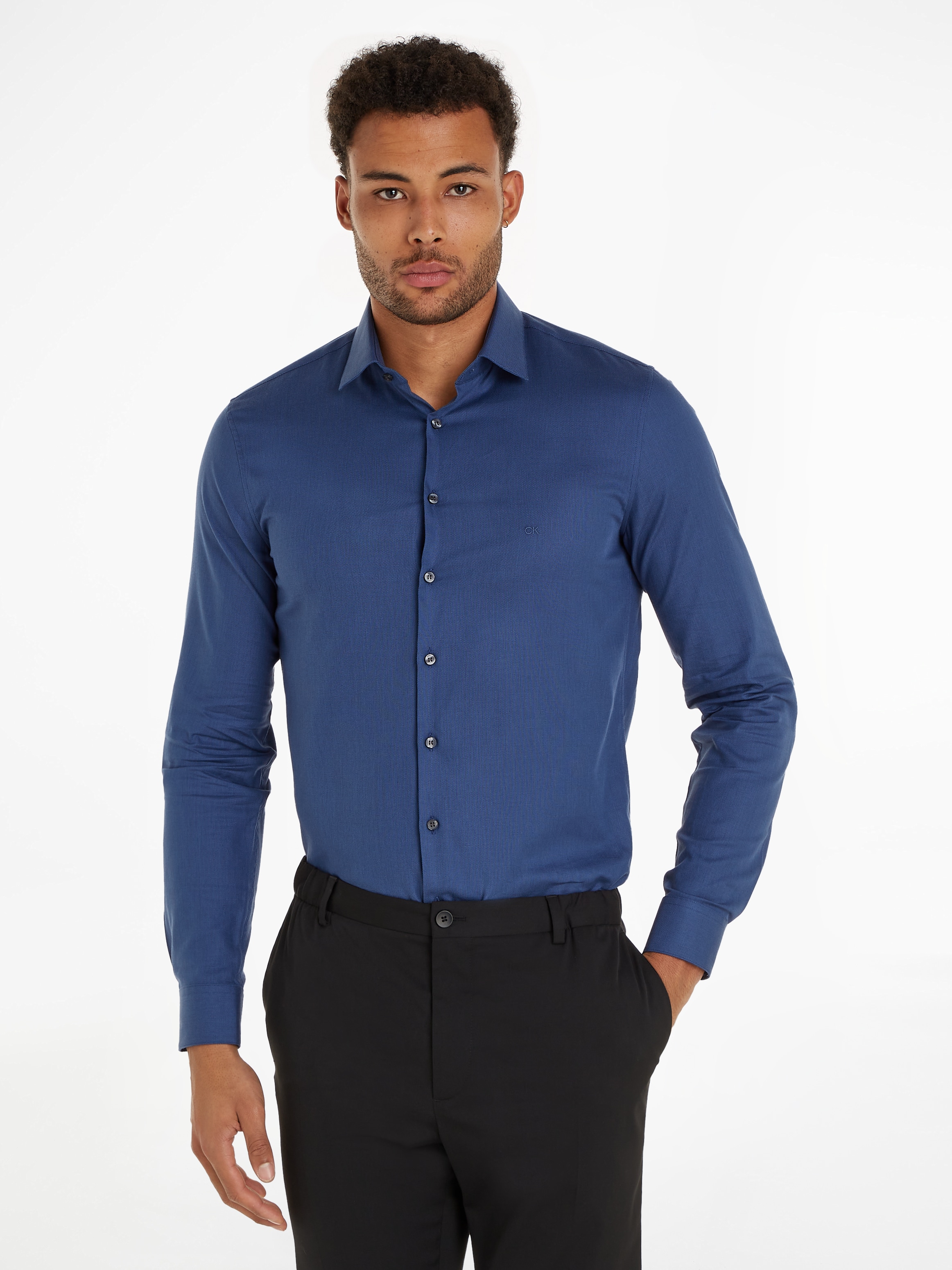 Langarmhemd »TONAL STRUCTURE SLIM SHIRT«