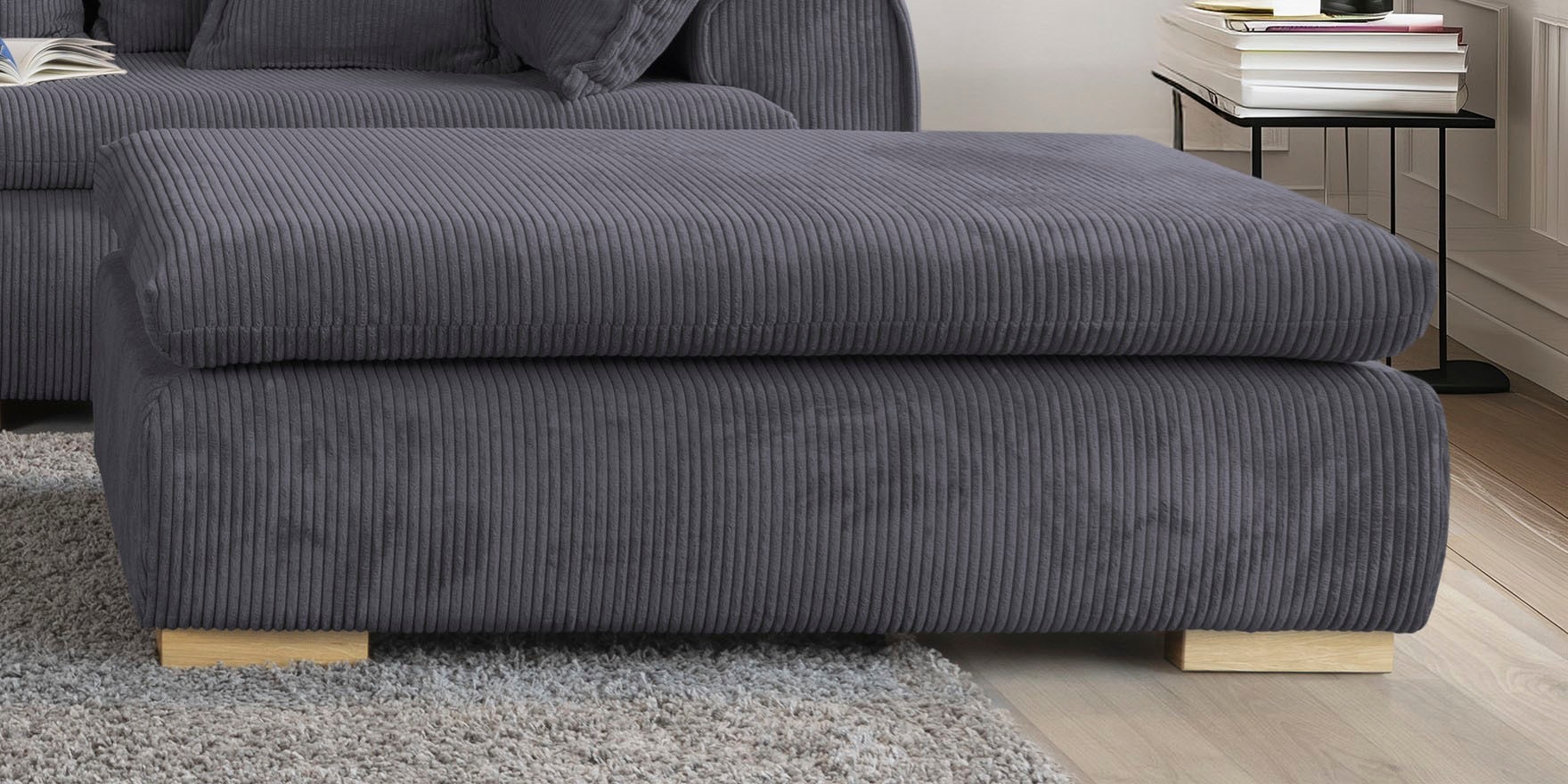 Home affaire Polsterhocker »Katja, B: 118 cm«, individuell zu kombinieren
