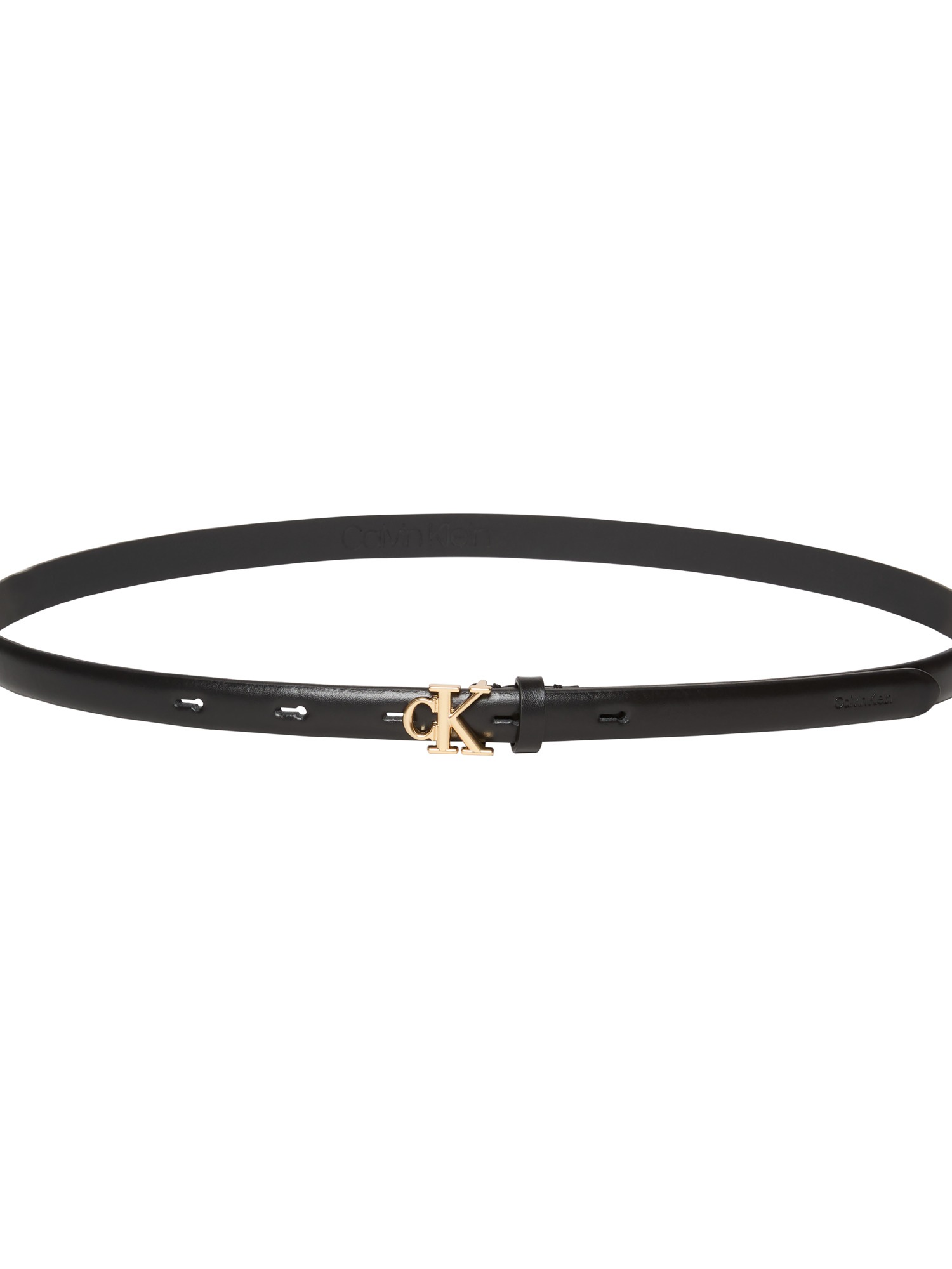 Calvin Klein Ledergürtel »CK BUCKLE 15MM FIXED BELT« Grössenverstellbar