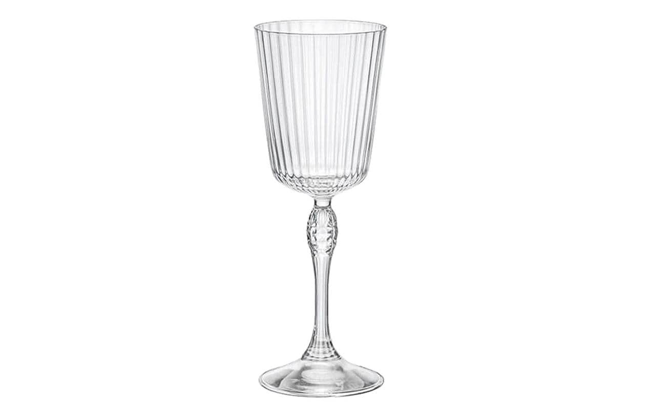 Boite de 4 verres à pied america 25 cl