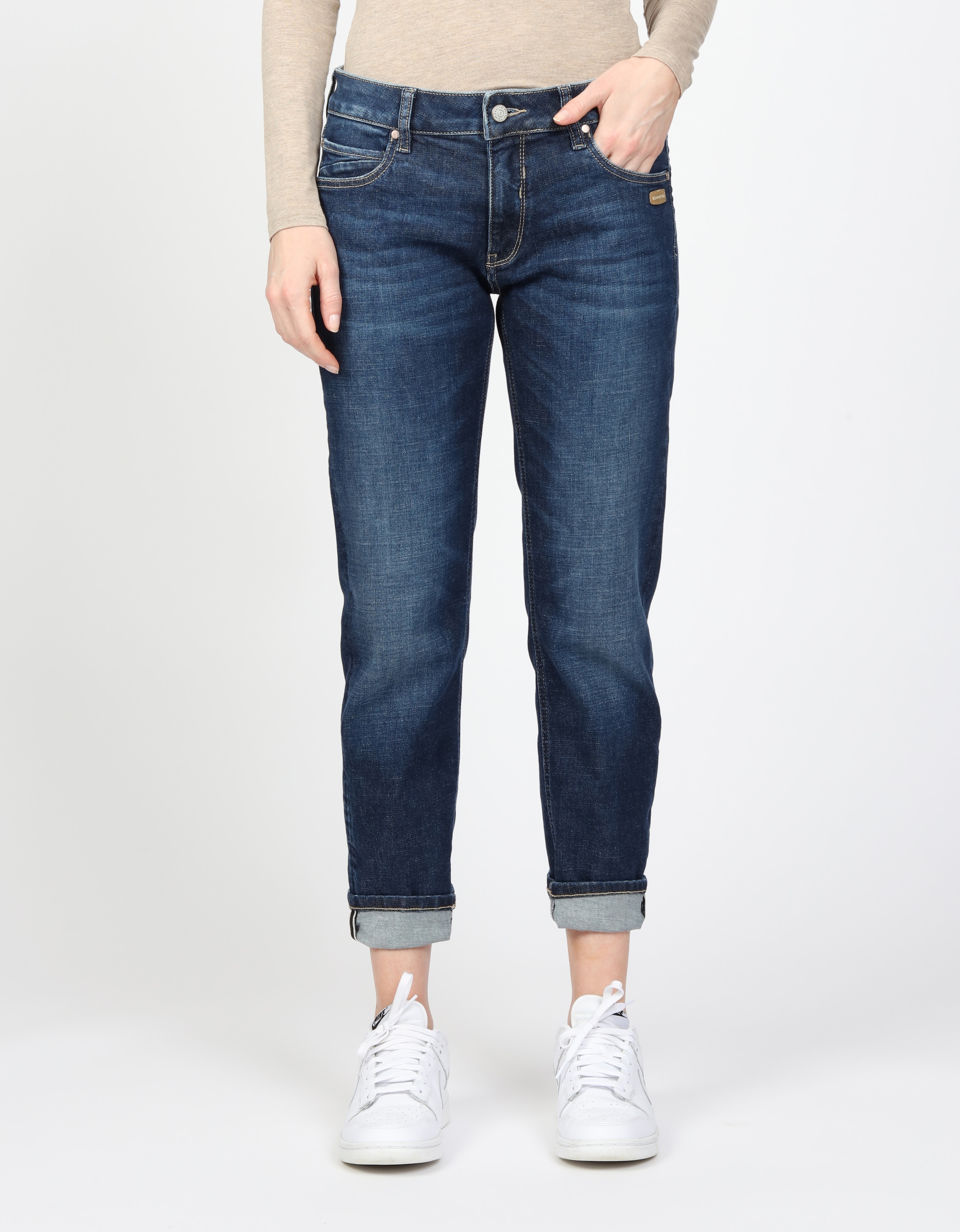 GANG Boyfriend-Jeans »94NADIA«, 5-Pocket Style mit Reissverschluss und Knopf