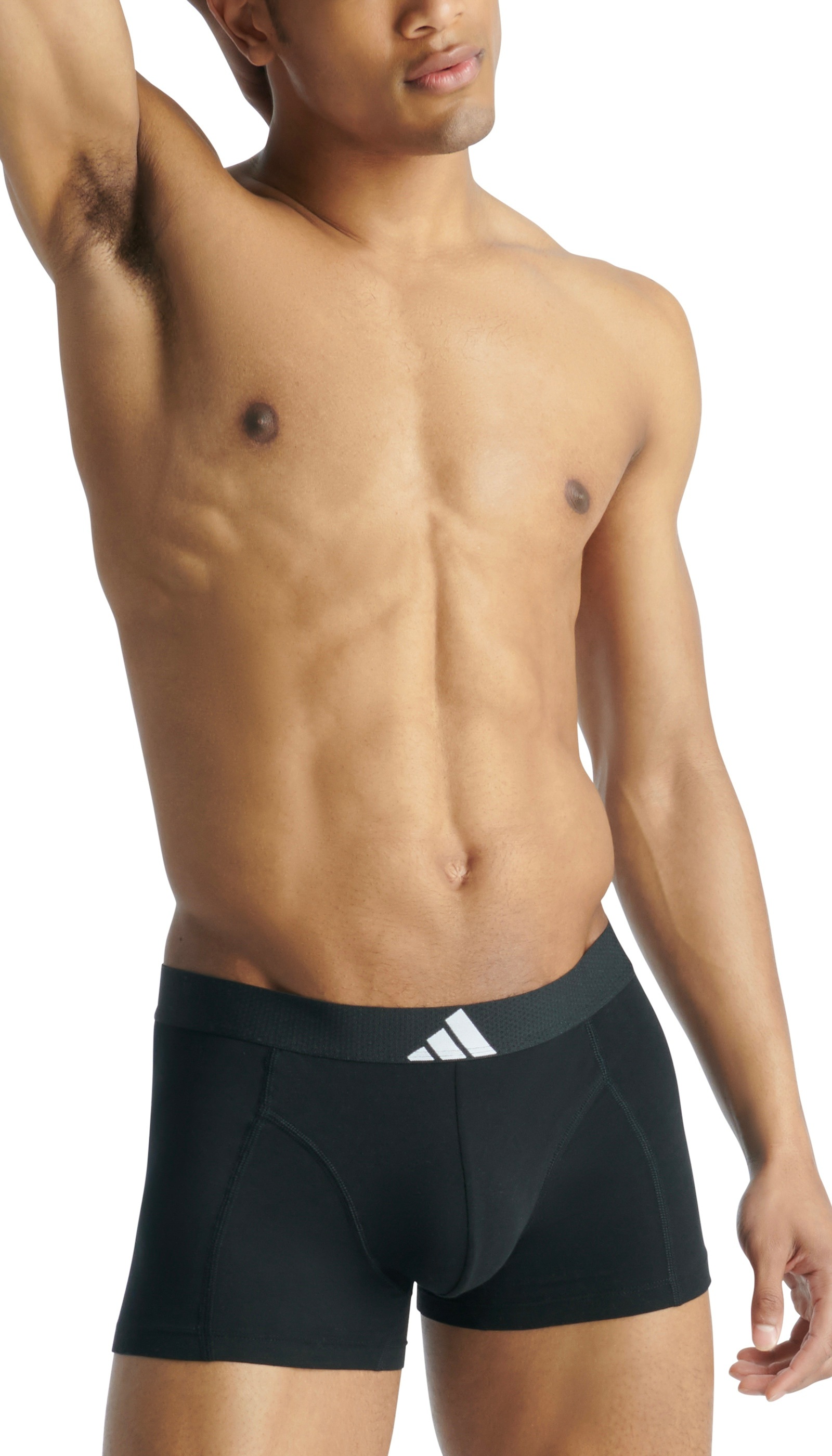 adidas Sportswear Trunk »Active Flex Cotton Body«, (2er Pack), elastischer Logo-Bund, ohne Eingriff, sportliches Design