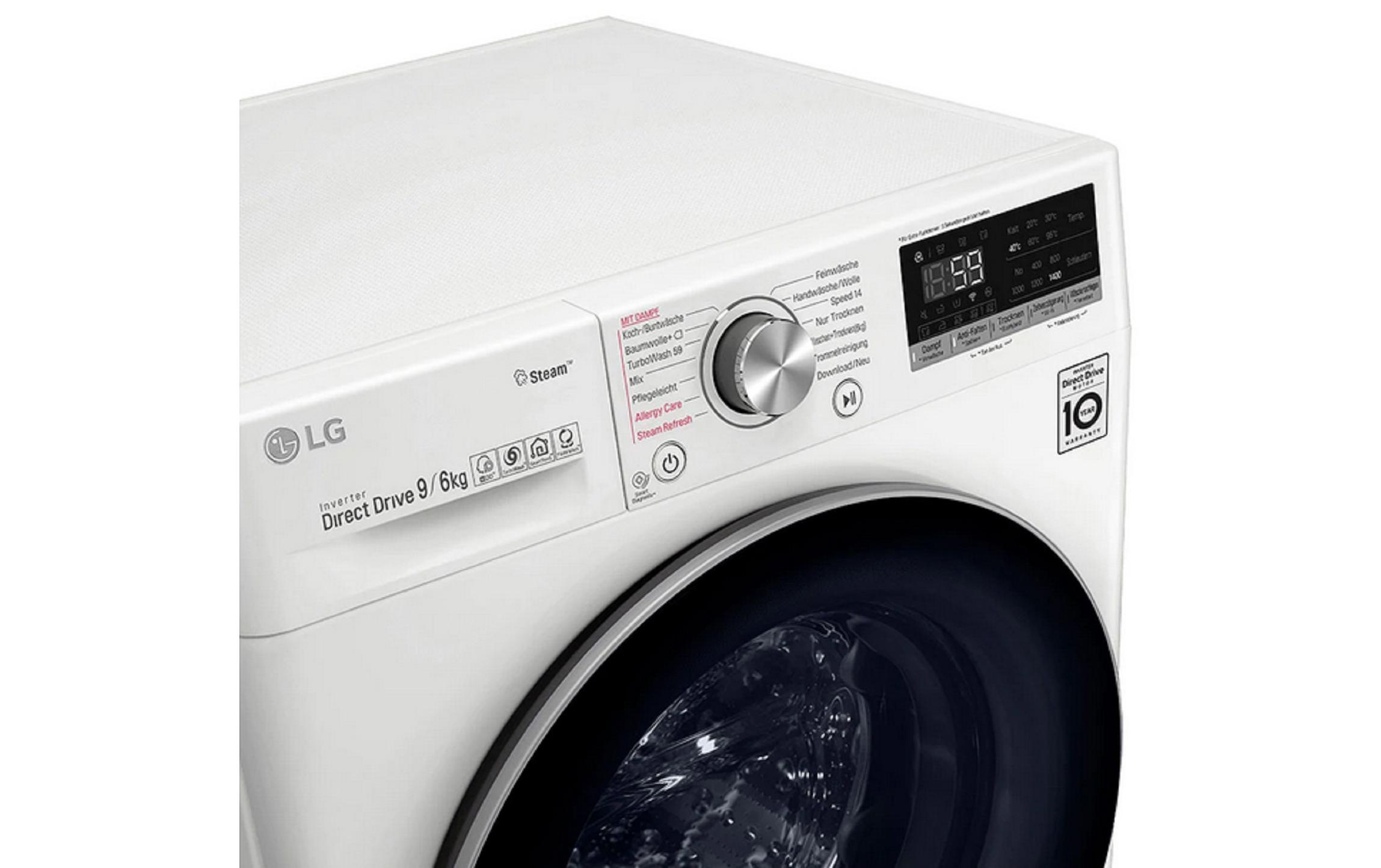 LG Waschtrockner »V7WD96H1 9 kg / 6«