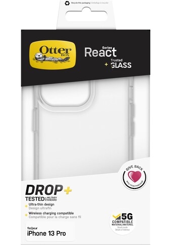 Otterbox Handyhülle »React + Trusted Glass Series für Apple iPhone 13 Pro, transparent« kaufen