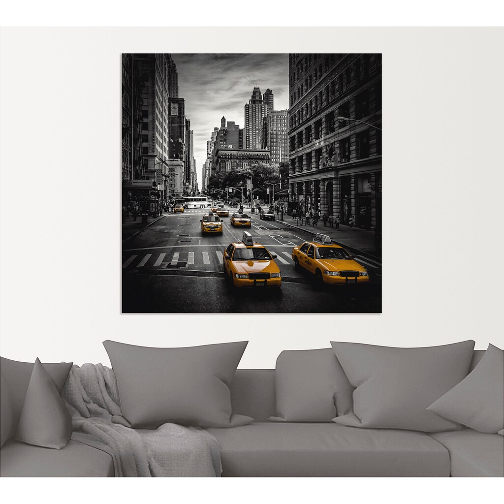 Artland Wandbild »New York City Verkehr 5th Avenue«, Amerika, (1 St.)