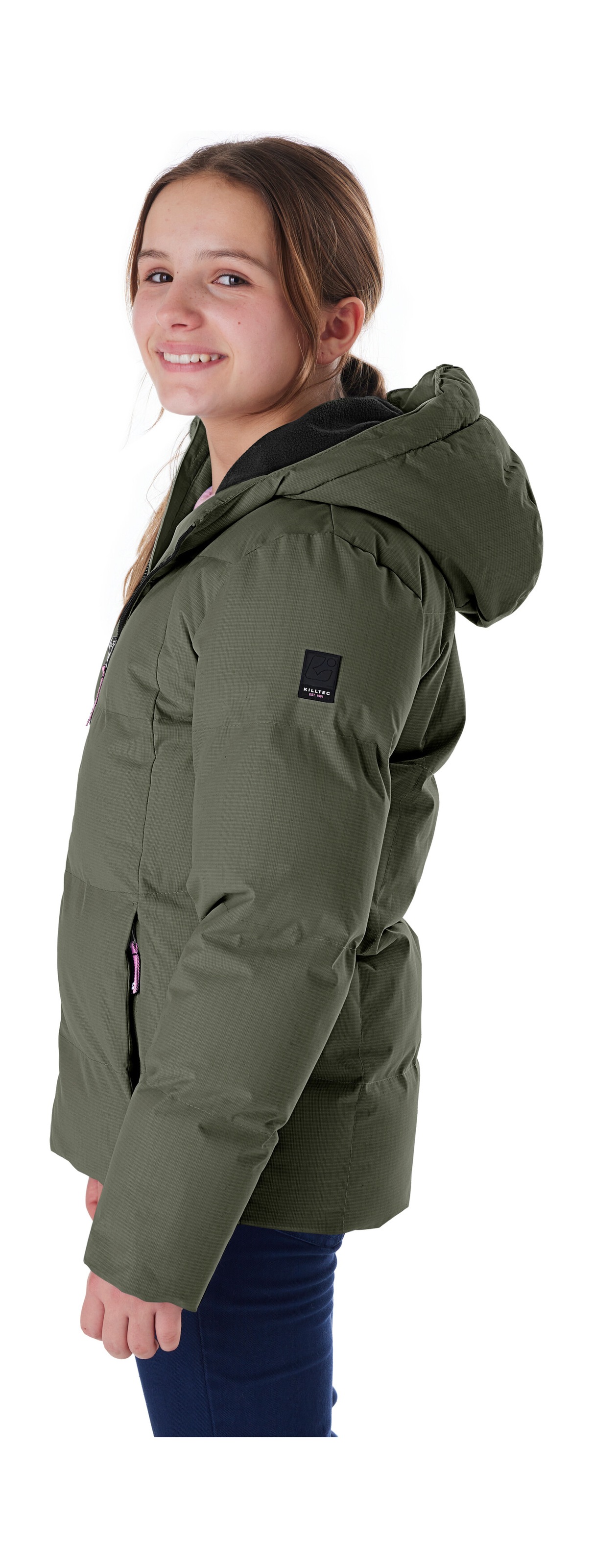 Killtec Steppjacke »KOW 357 GRLS QLTD JCKT«, Wasserabweisende Mädchenjacke mit Kapuze, atmungsaktiv, warm
