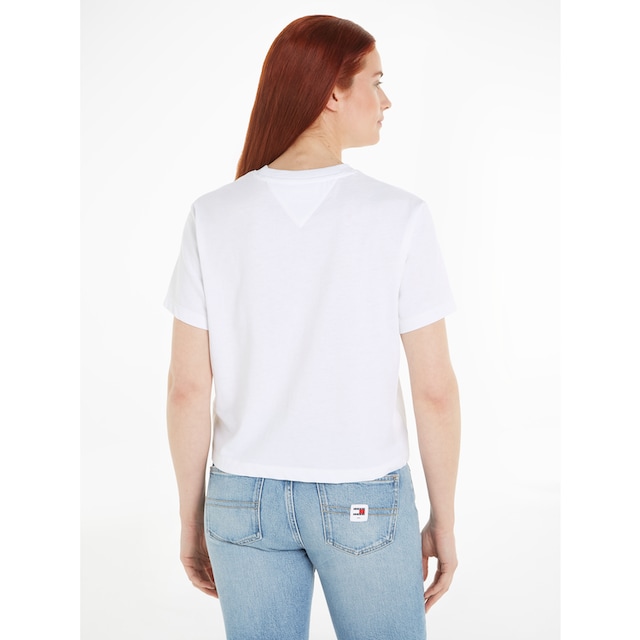 Tommy Jeans T-Shirt »TJW BXY BADGE TEE EXT«, mit grosser Tommy Jeans Logo- Badge online kaufen bei Jelmoli-Versand Schweiz