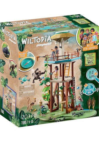 Konstruktions-Spielset »Wiltopia - Forschungsturm mit Kompass (71008), Wiltopia«, (203...