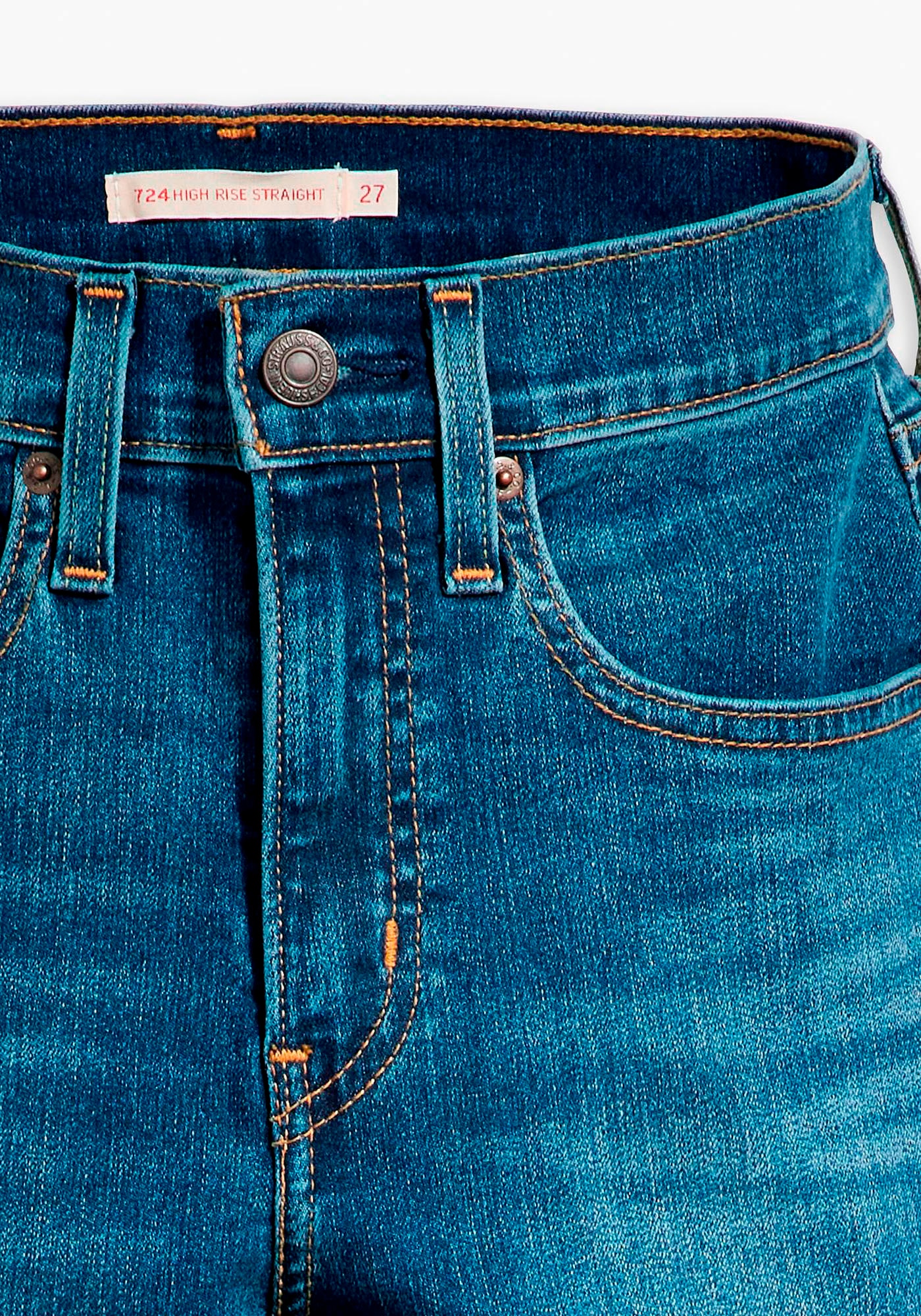 Levi's® High-waist-Jeans »724 HIGH RISE STRAIGHT«