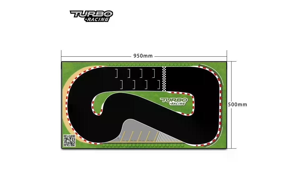 Kinderteppich »Turbo Racing Micro Rally 500 x 950 mm«