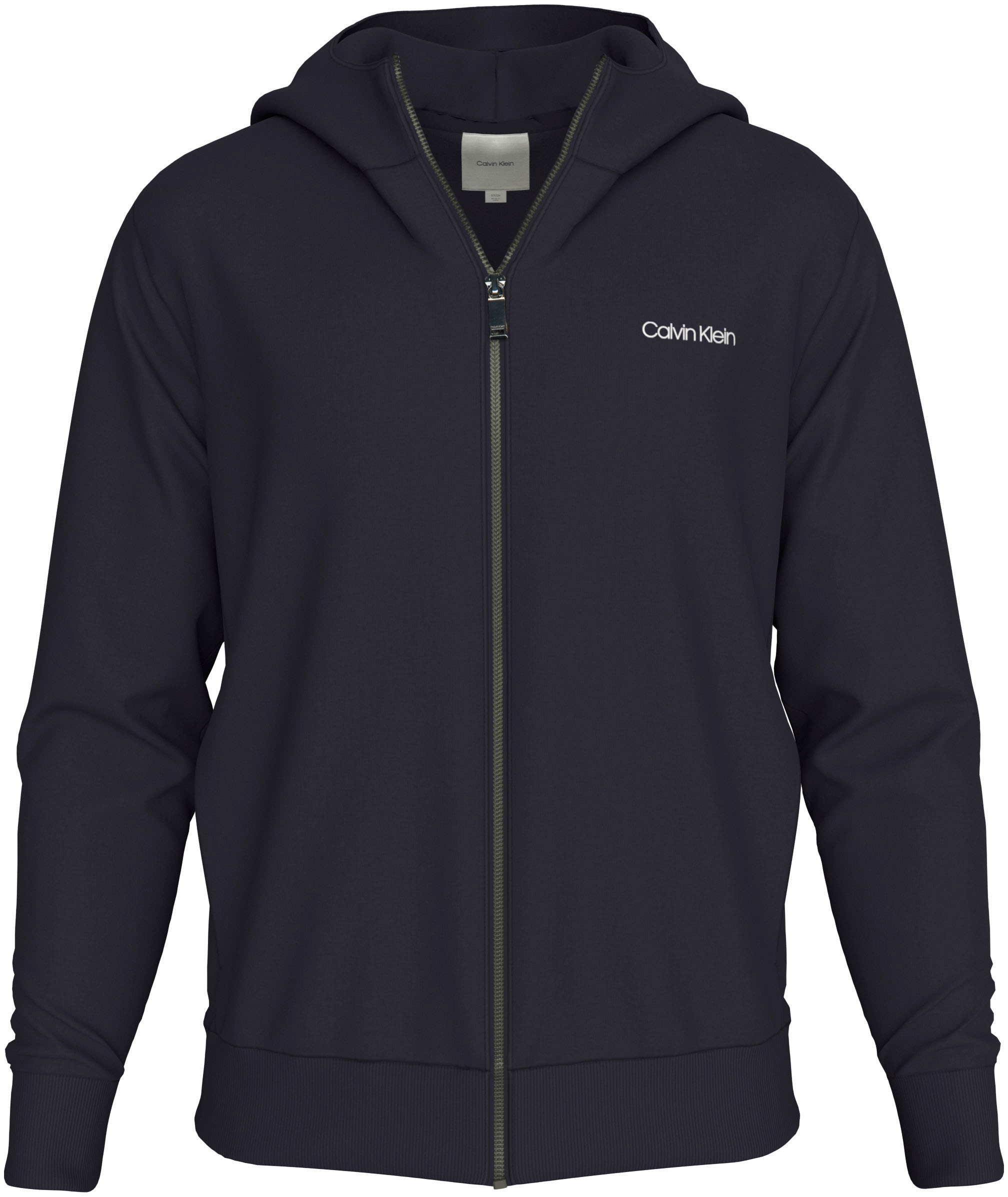 Calvin Klein Sweatjacke »MICRO LOGO REPREVE HOODIE JACKET«, mit Logoschriftzug