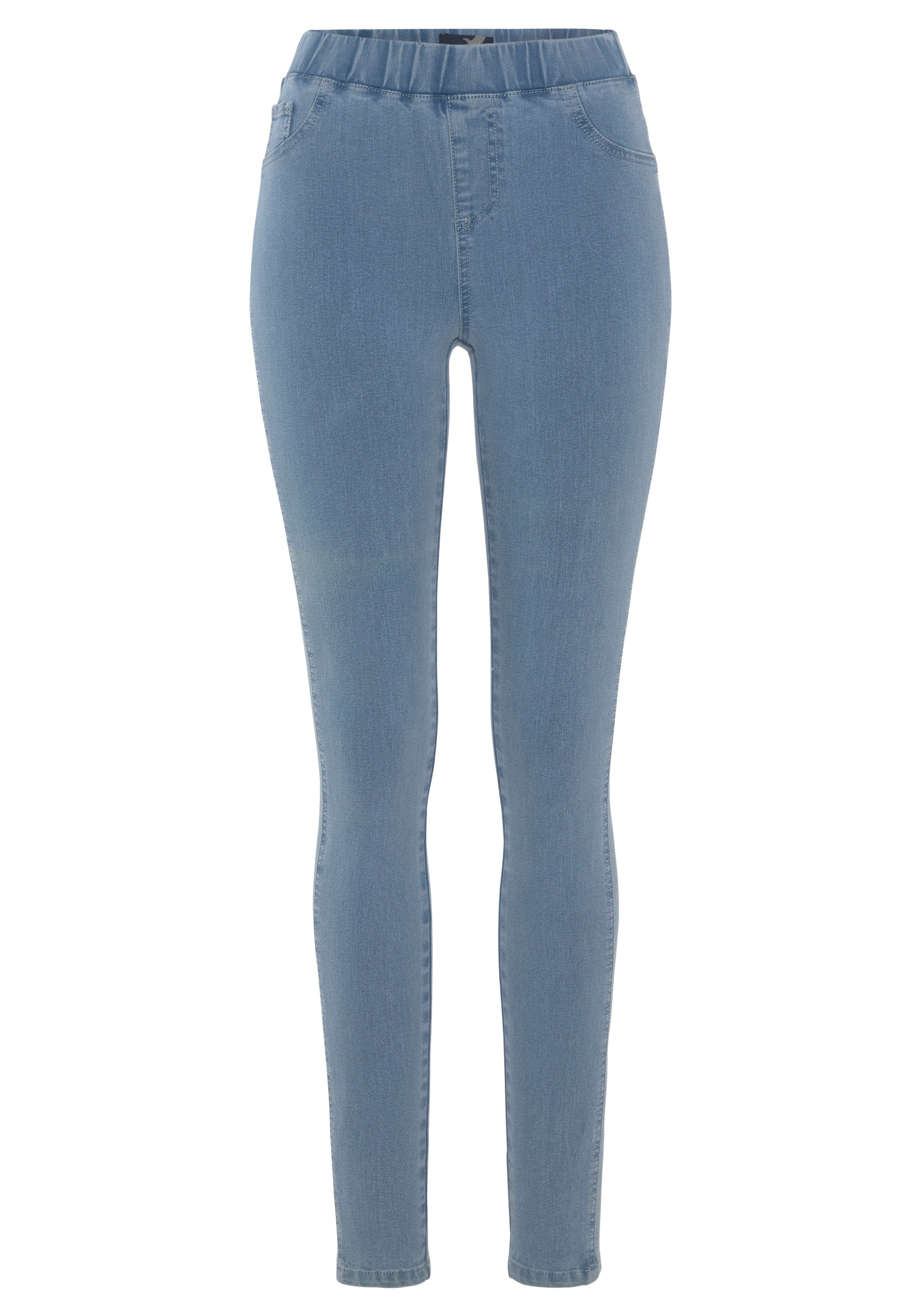 Arizona Jeansjeggings »360 Grad Elastisch«, extra-eng geschnittene Beinform, hohe Leibhöhe