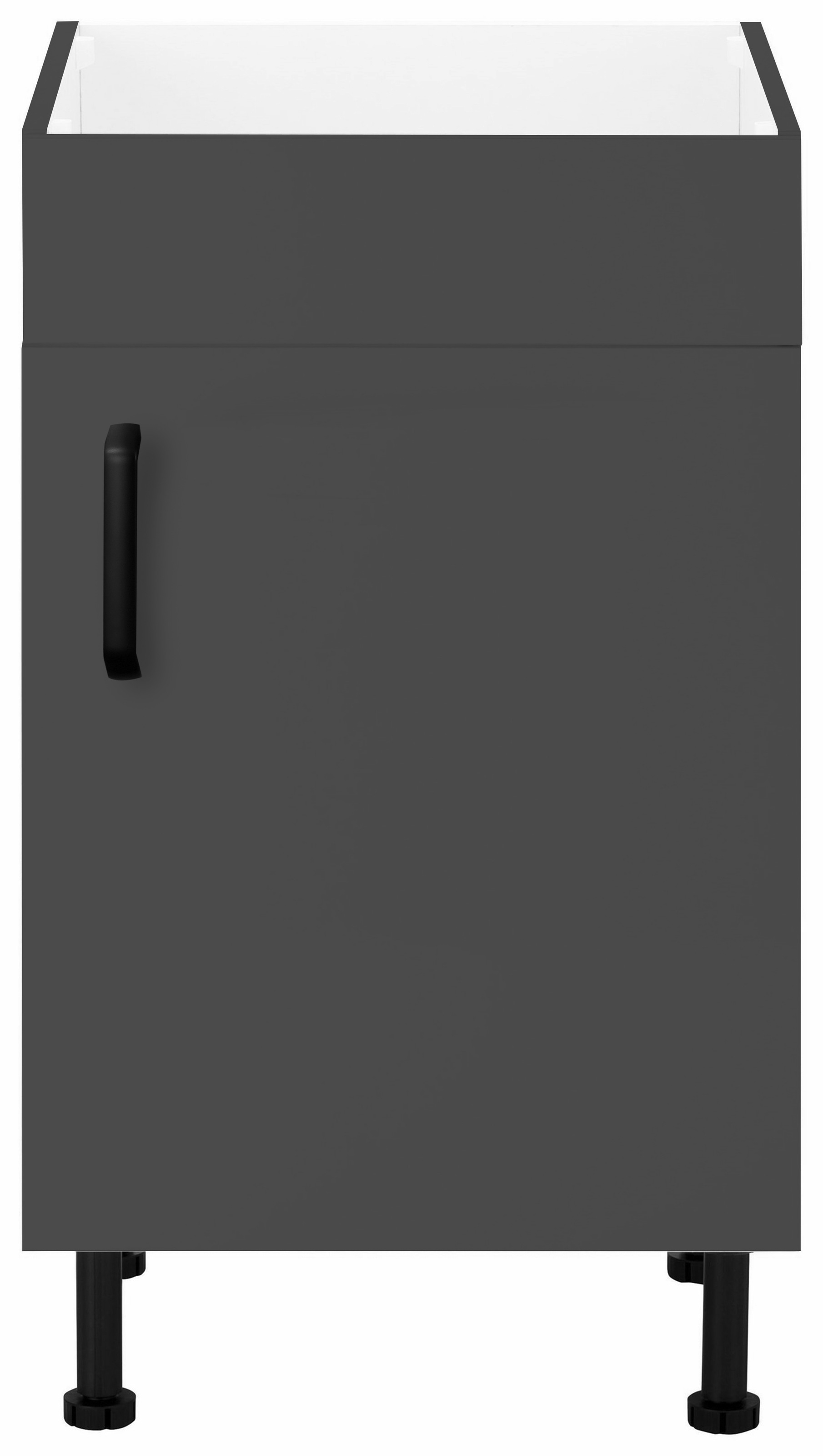 wiho Küchen Spülenschrank "Simi" 50 cm breit, mit verstellbaren Füßen, ohne Arbeitsplatte