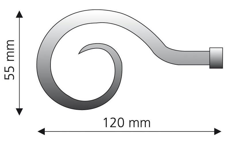 Liedeco Gardinenstangen-Endstück »Apoll«, (Set, 2 St.), für Gardinenstangen  Ø 16 mm online shoppen | Jelmoli-Versand