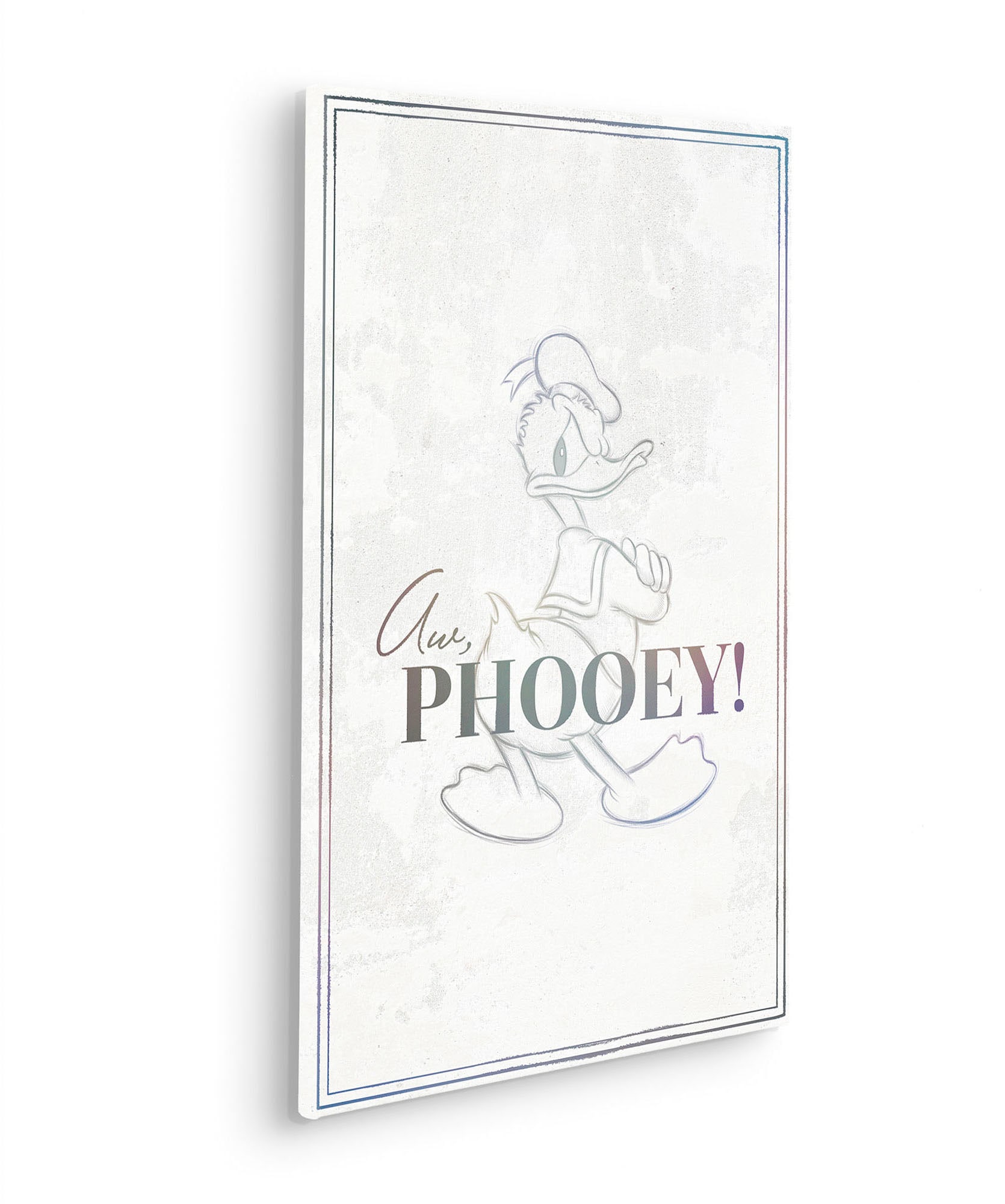 Komar Leinwandbild »Donald Duck Phooey! - Grösse 40 x 60 cm«, Disney, (1 St., 40 x 60 cm (Breite x Höhe), Keilrahmenbild mit Echtholzrahmen, Kinderzimmer