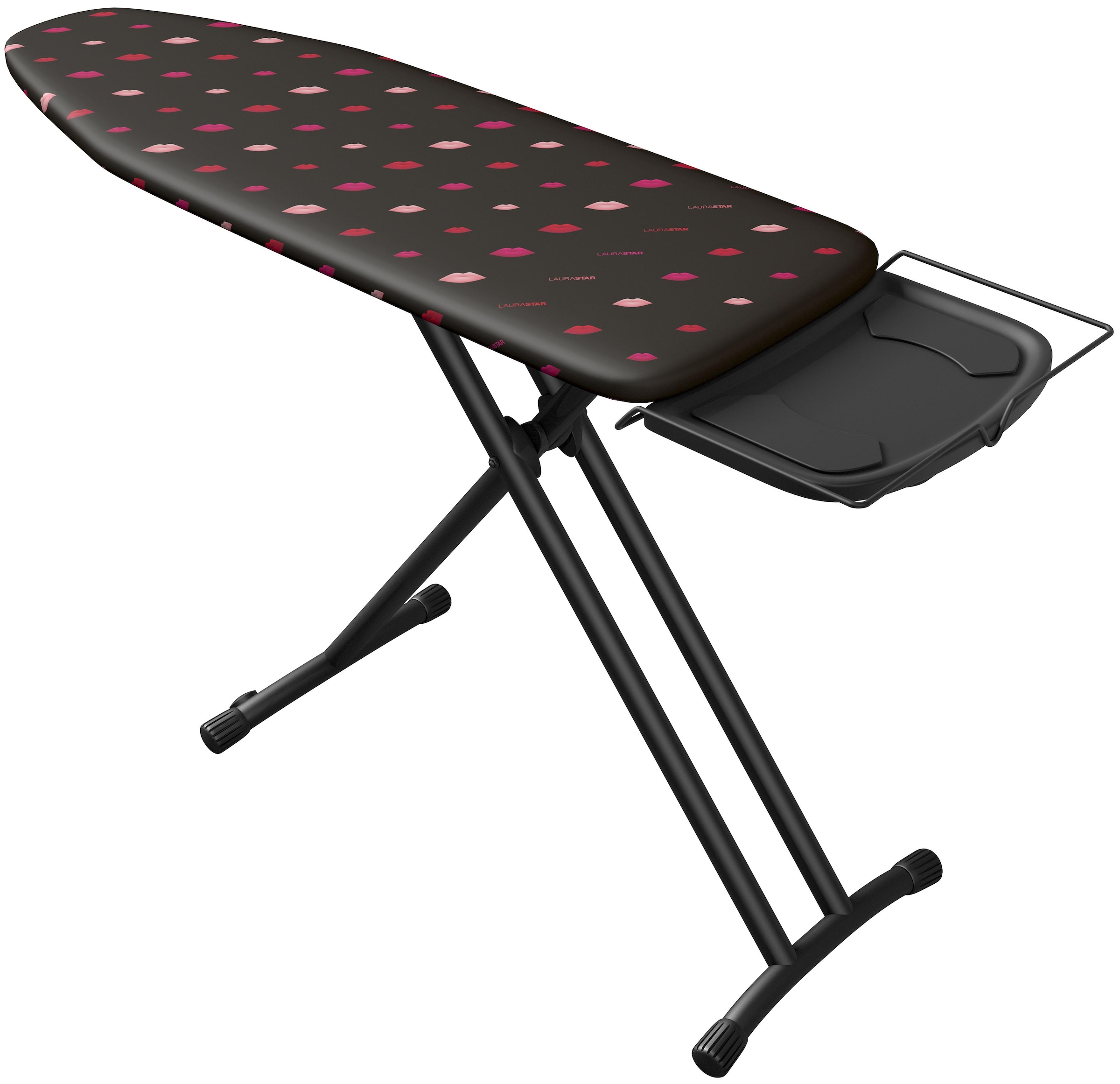 LAURASTAR Bügelbrett »Plusboard Lips«, Bügelfläche 125 cmx42 cm, Mechanismus zum sicheren Verschliessen