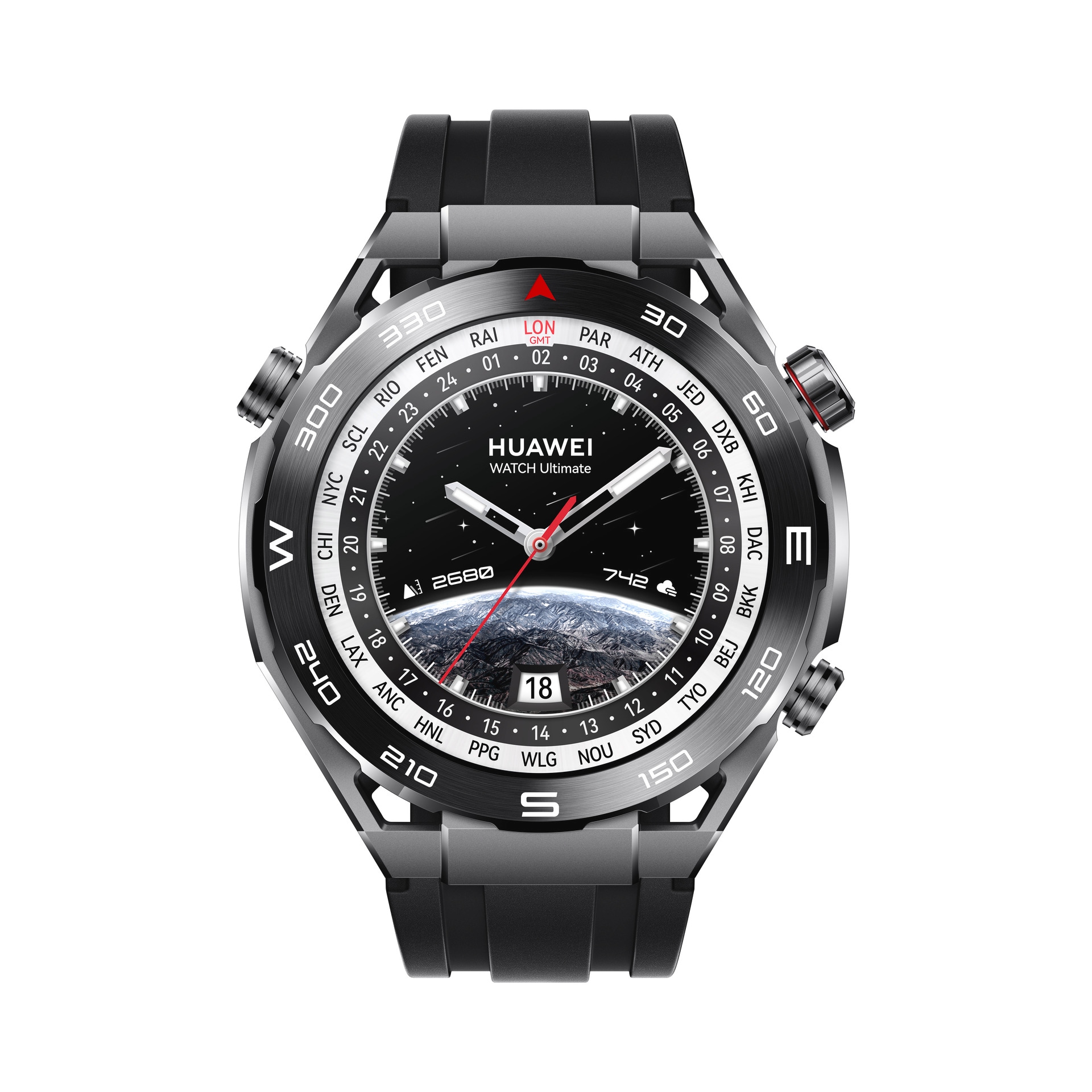Huawei Smartwatch »Watch Ultimate«, (3,81 cm / 1,5 Zoll), Proprietär