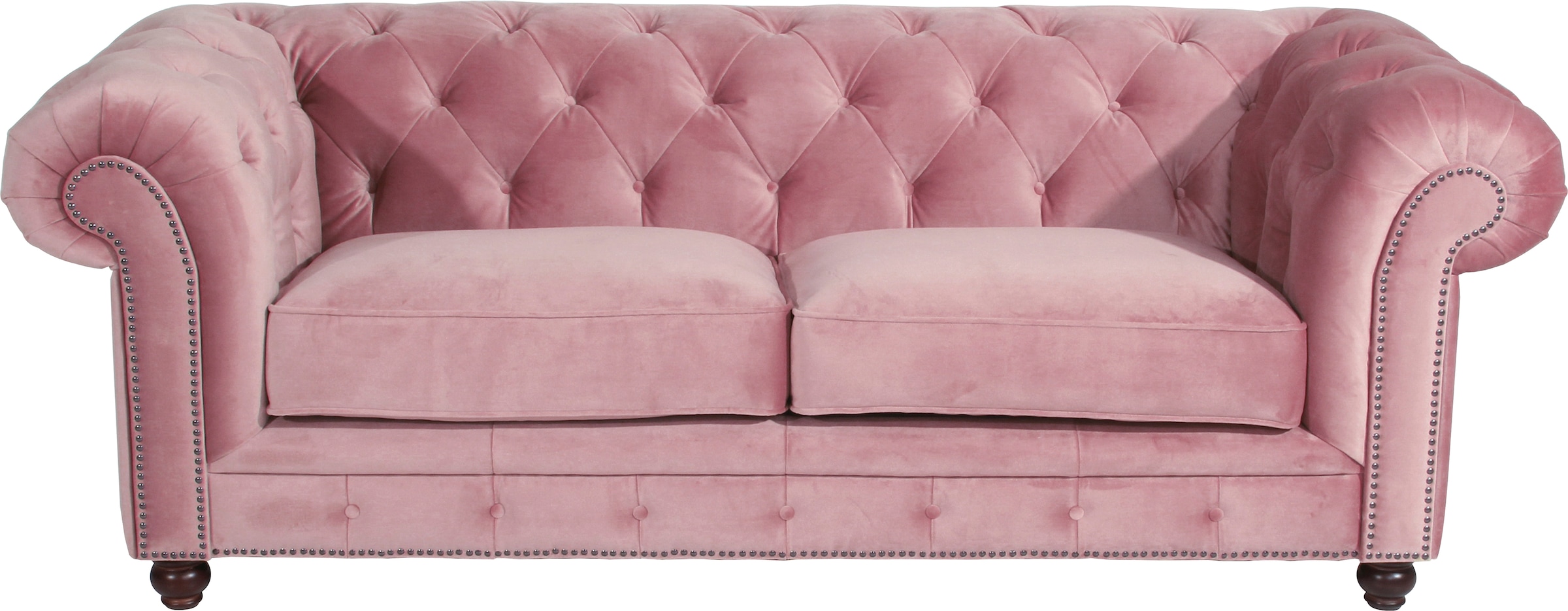 Max Winzer® Polstergarnitur »Old England Chesterfield, hochwertig und elegant«, (3 tlg.), mit edler Knopfheftung, 3-tlg.